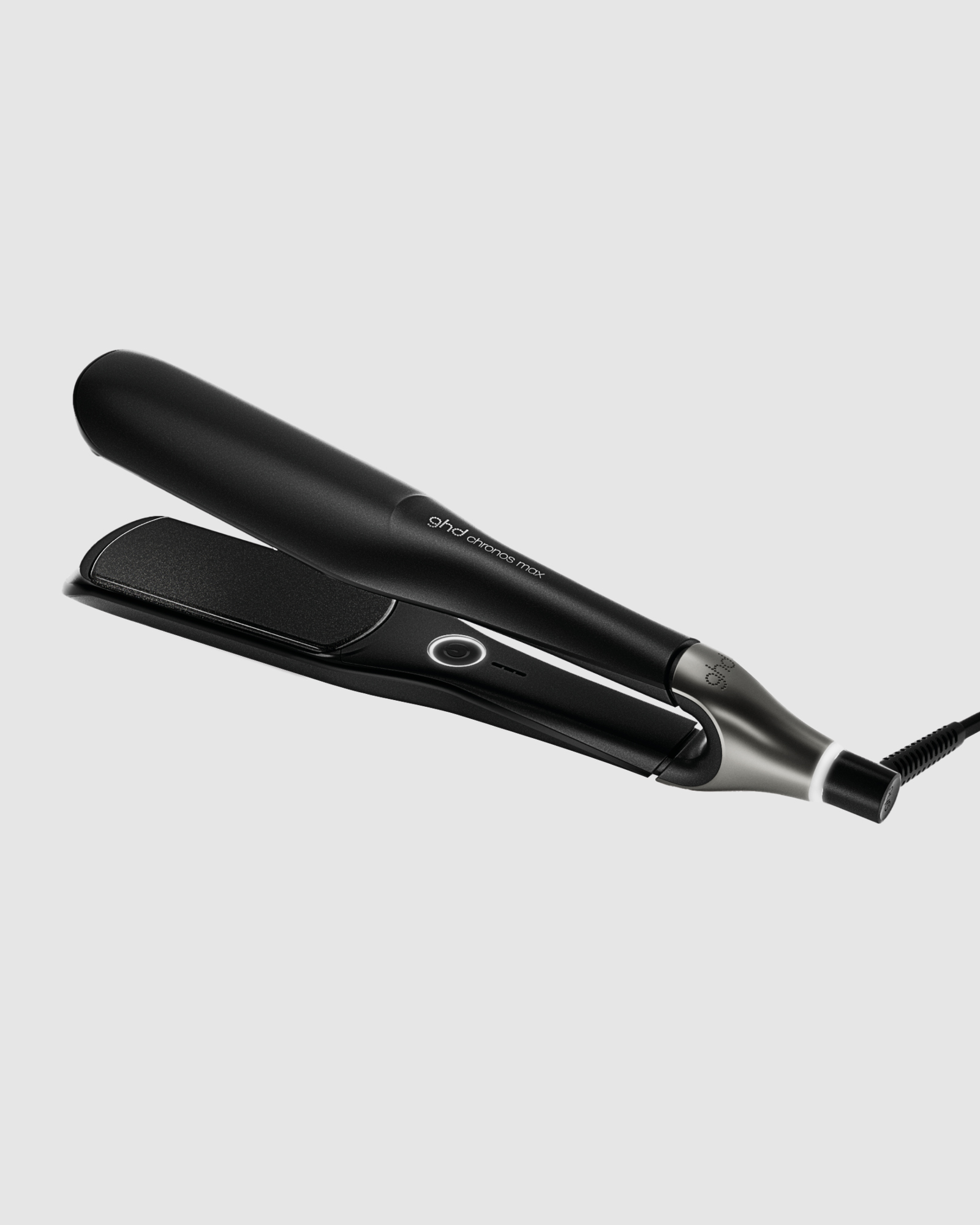 chronos max™ Wide Plate Hair Straightener in Black