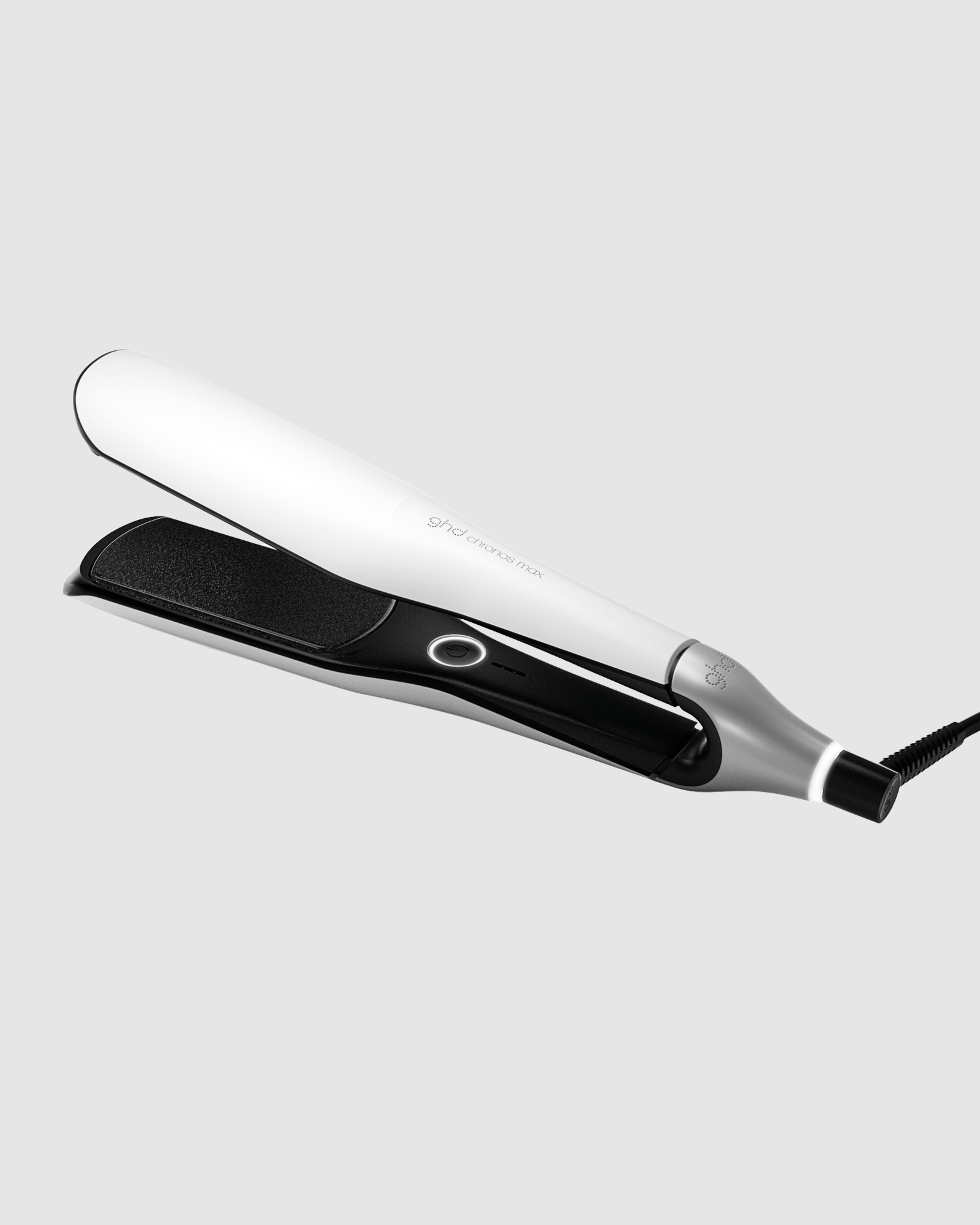 chronos max™ Wide Plate Hair Straightener in White