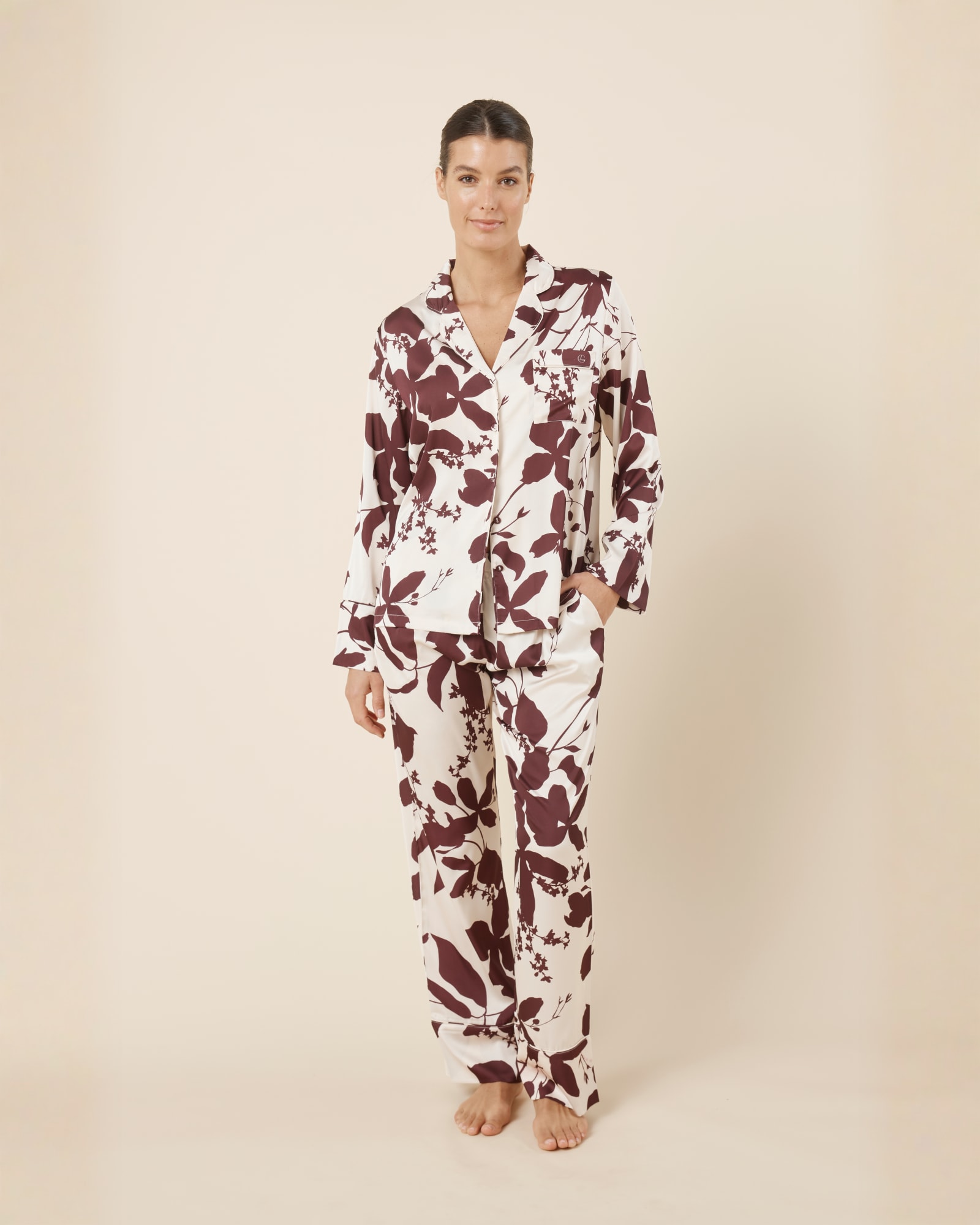Ivy Silky Satin PJ set