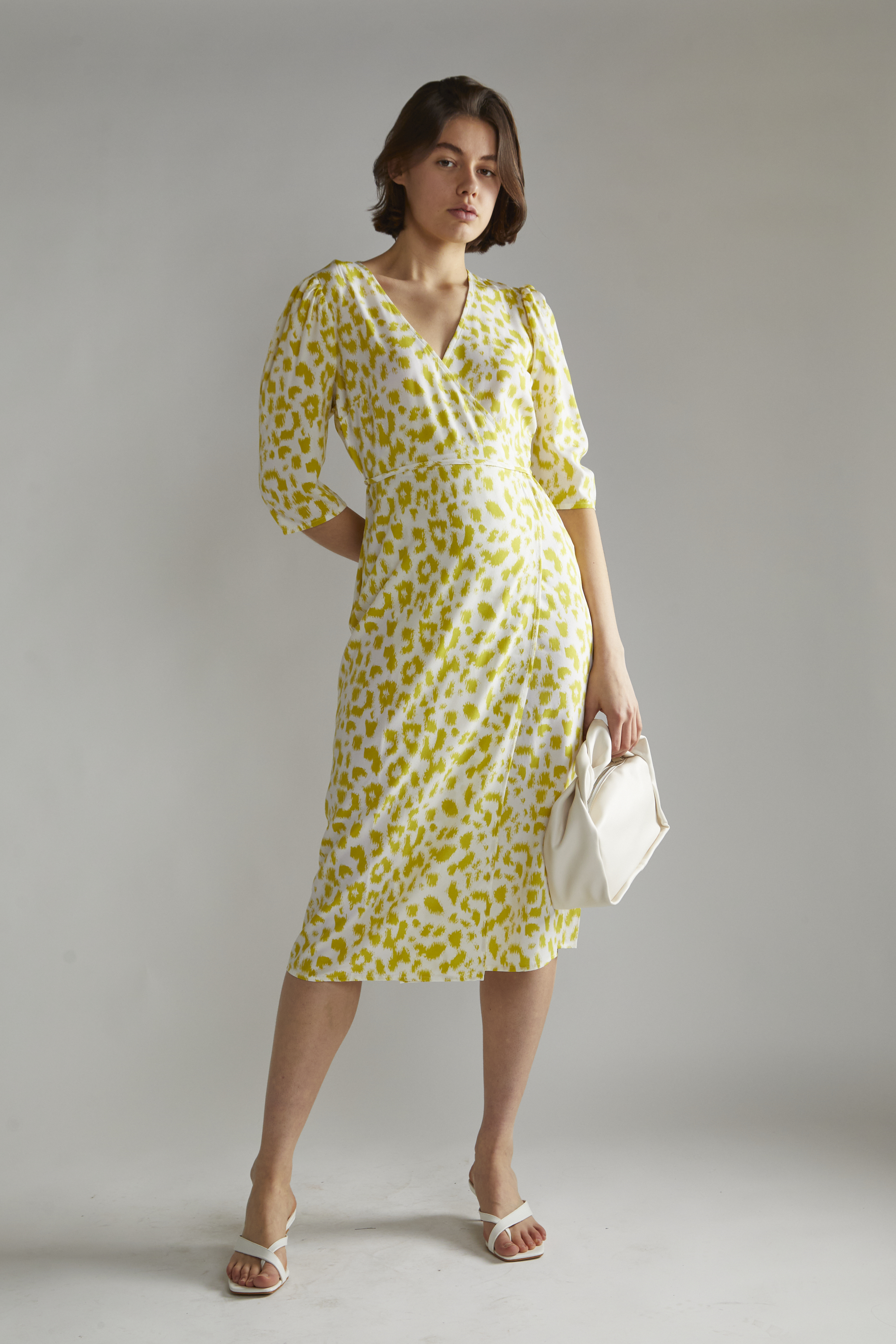 Wrap Midi Dress