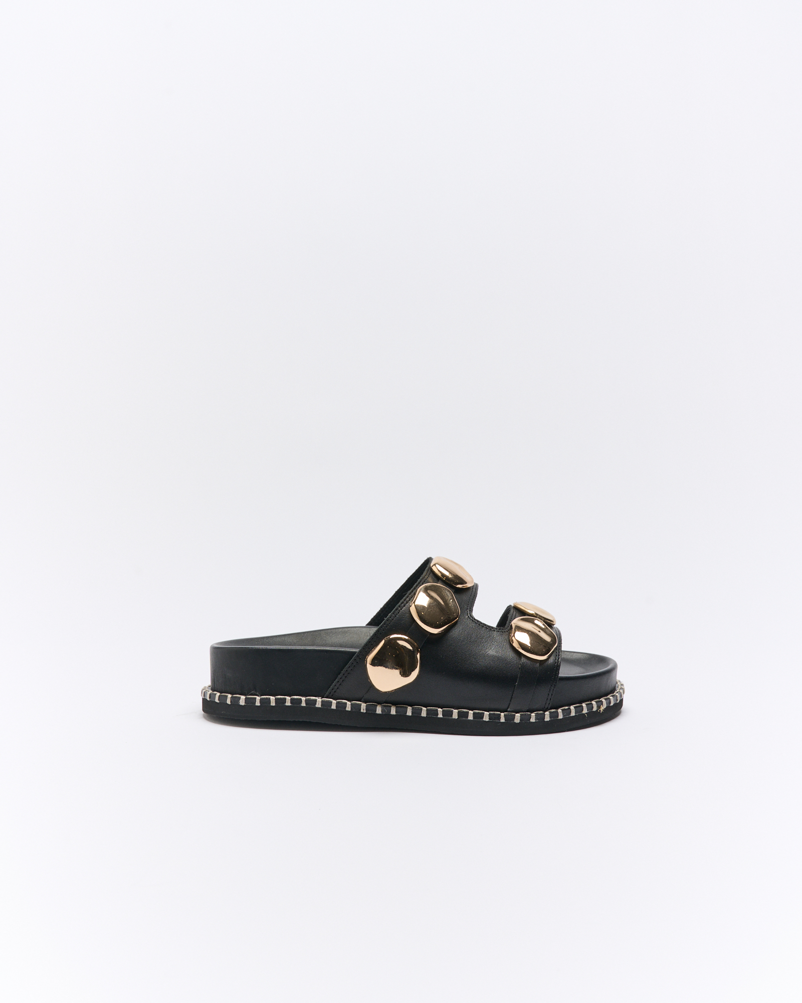 Shae Leather Slide