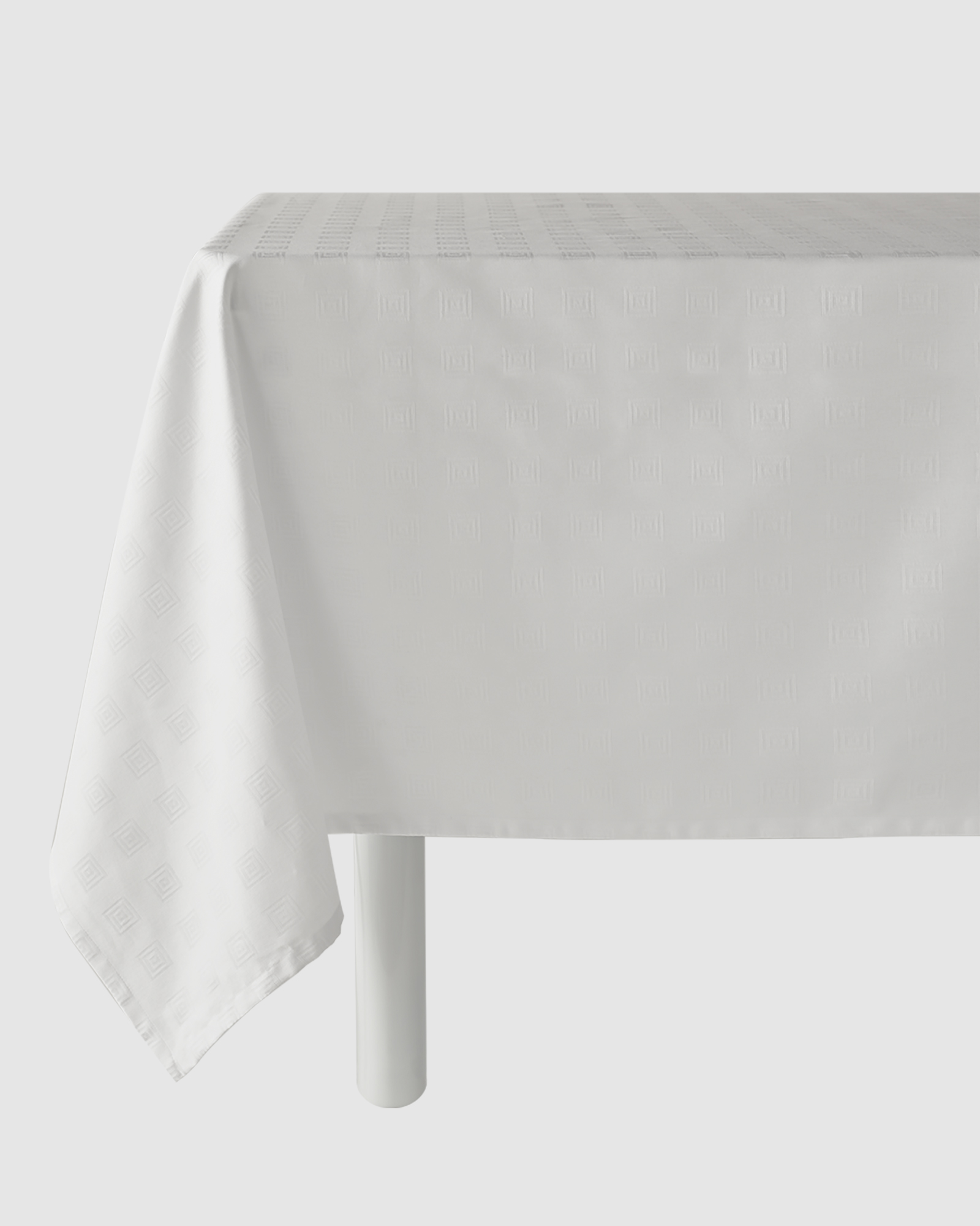 Hellenica Rectangle Tablecloth White
