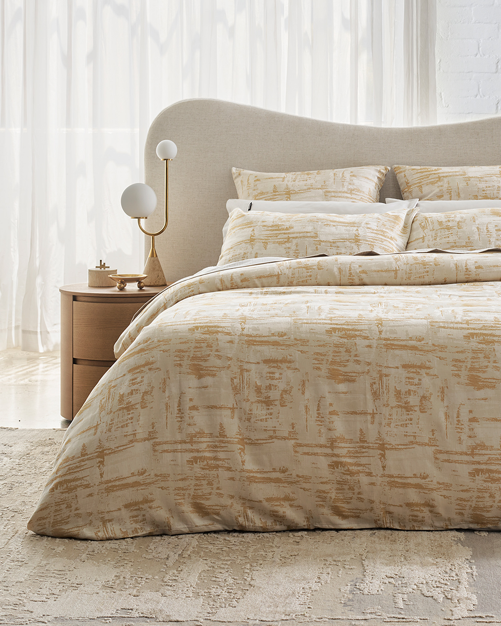 Golden Elm Duvet Set