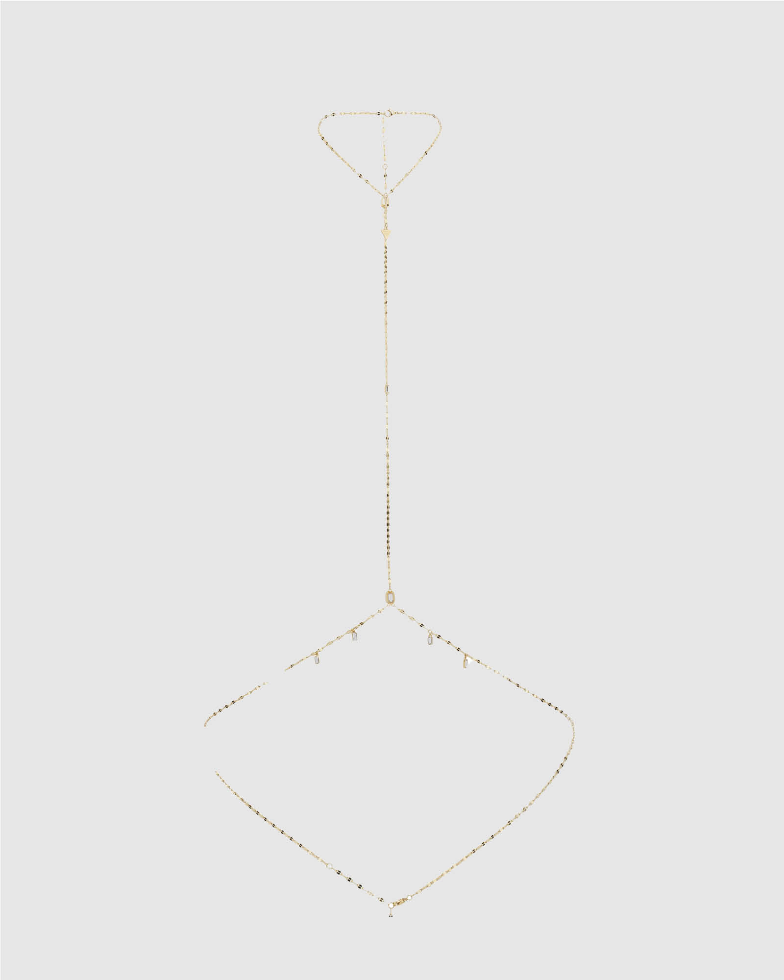 Gold-Tone Hashtag Guess Body Chain