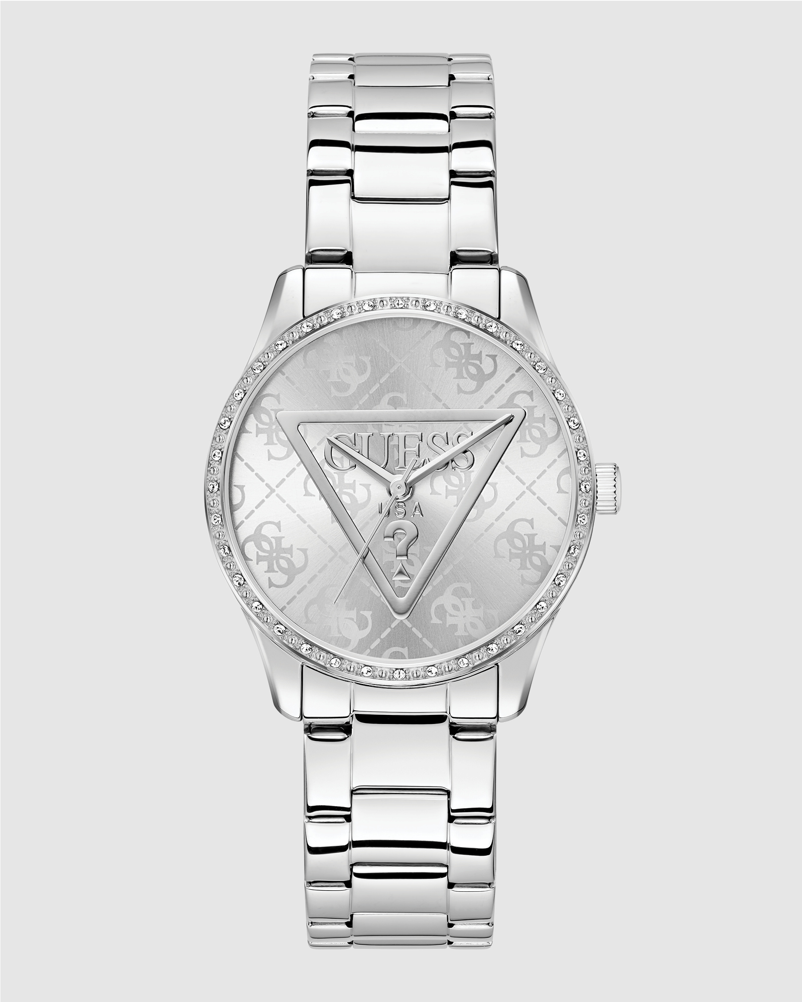 Guess Roxy Ladies Silver Tone Analogue Watch