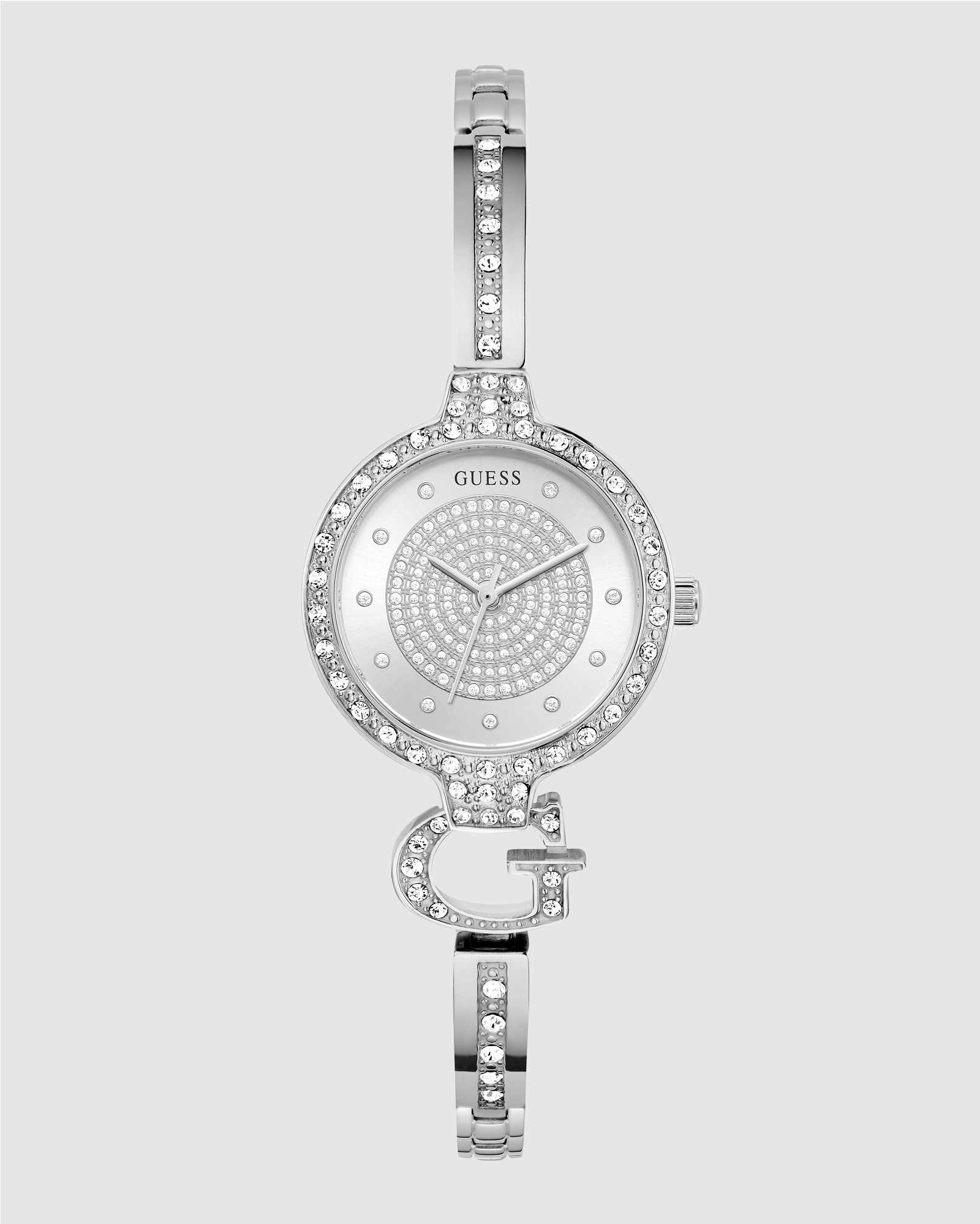 Guess Giselle Ladies Silver Tone Analogue Watch
