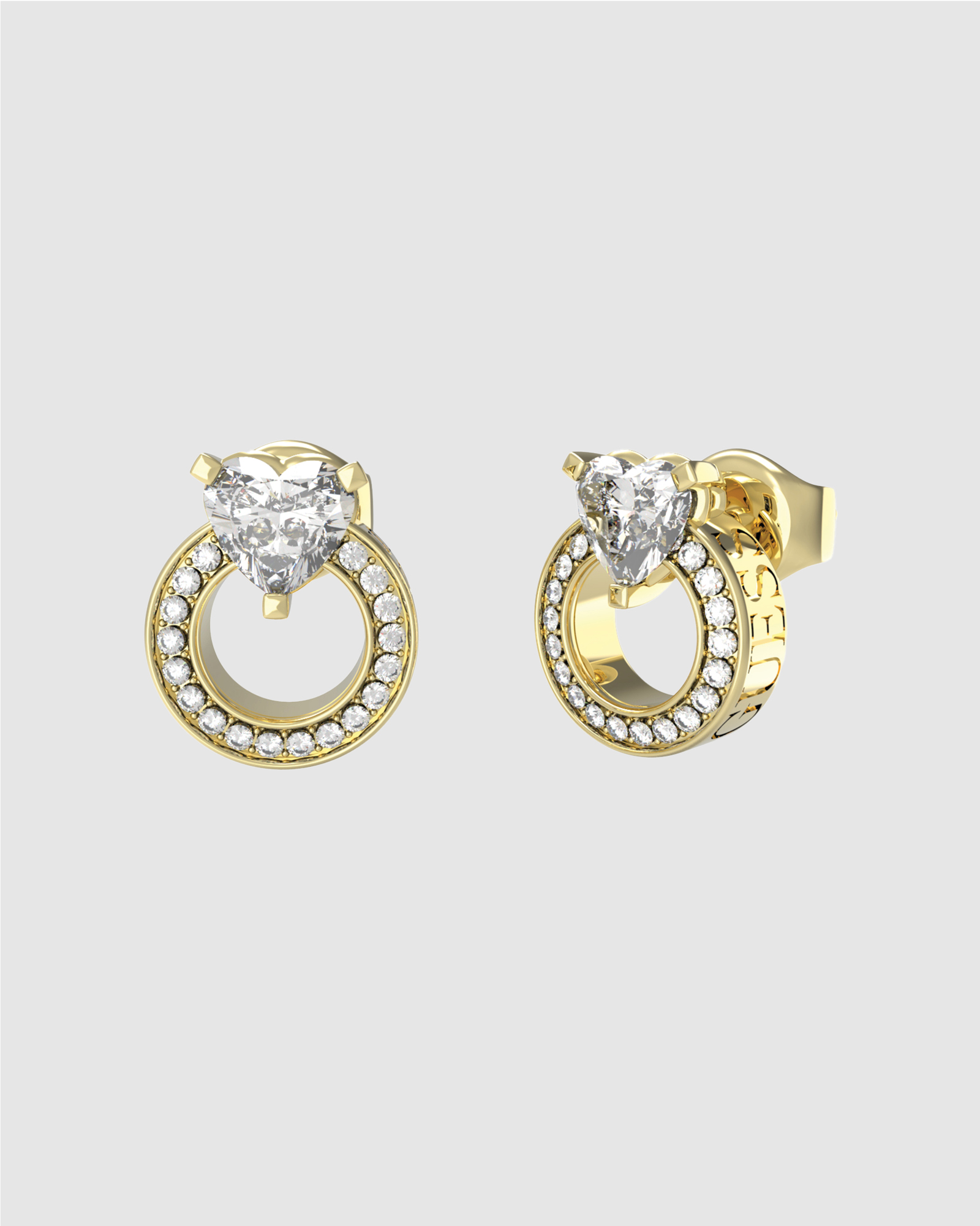 Gold-Tone M'ama Non M'ama Stud Earrings