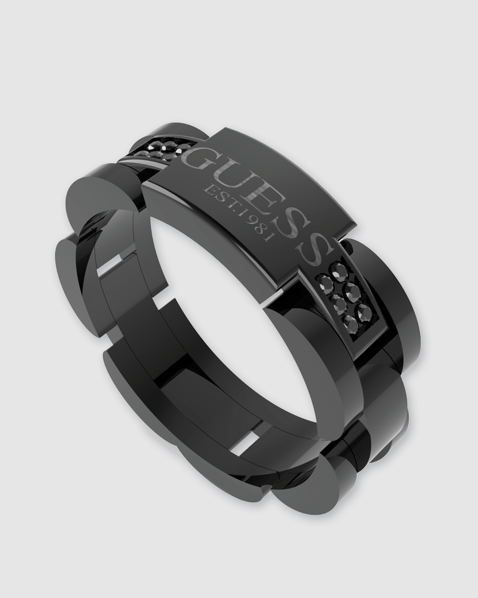 Frontier Gunmetal Flat Ring 66