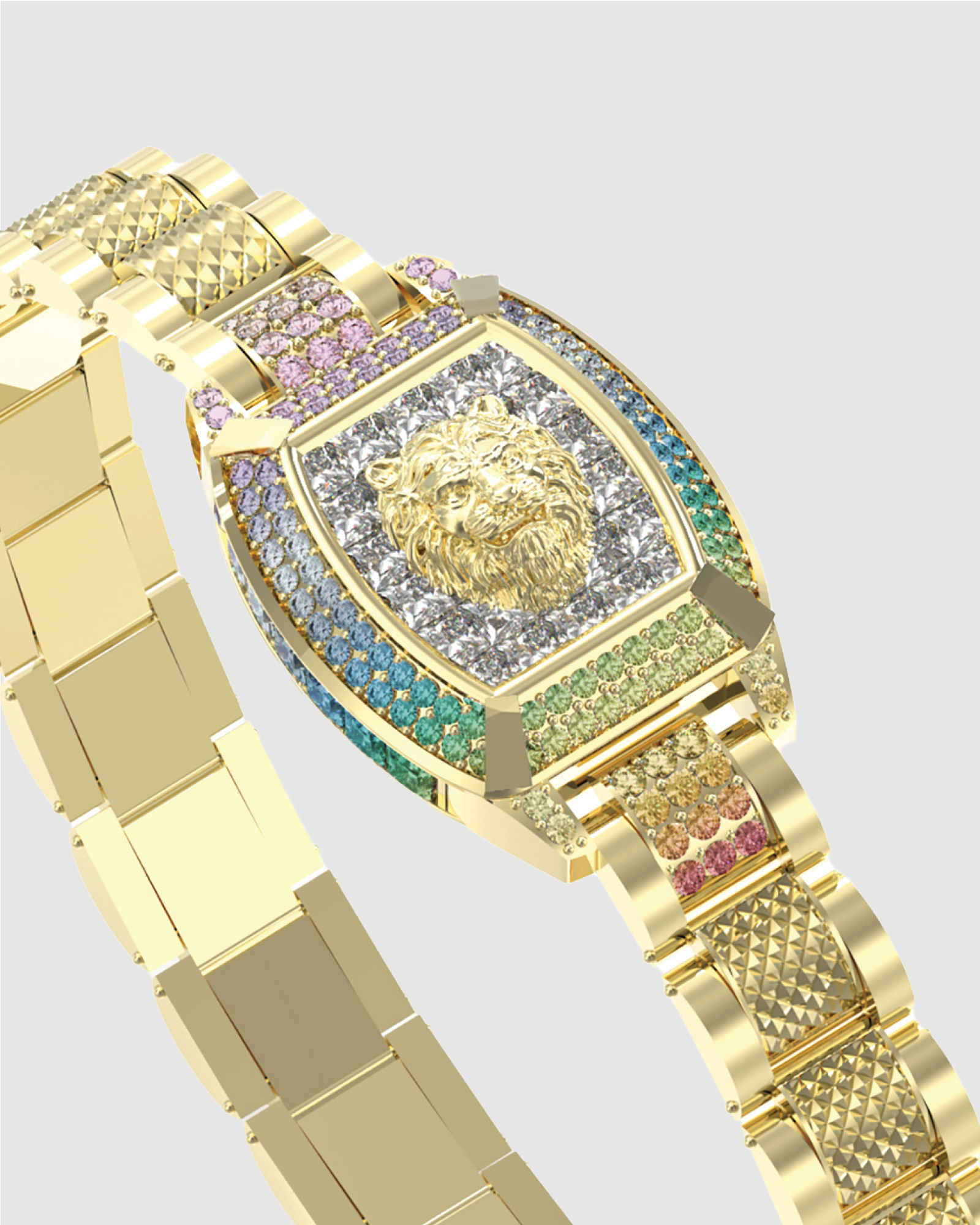 27mm Lion Pave Bracelet