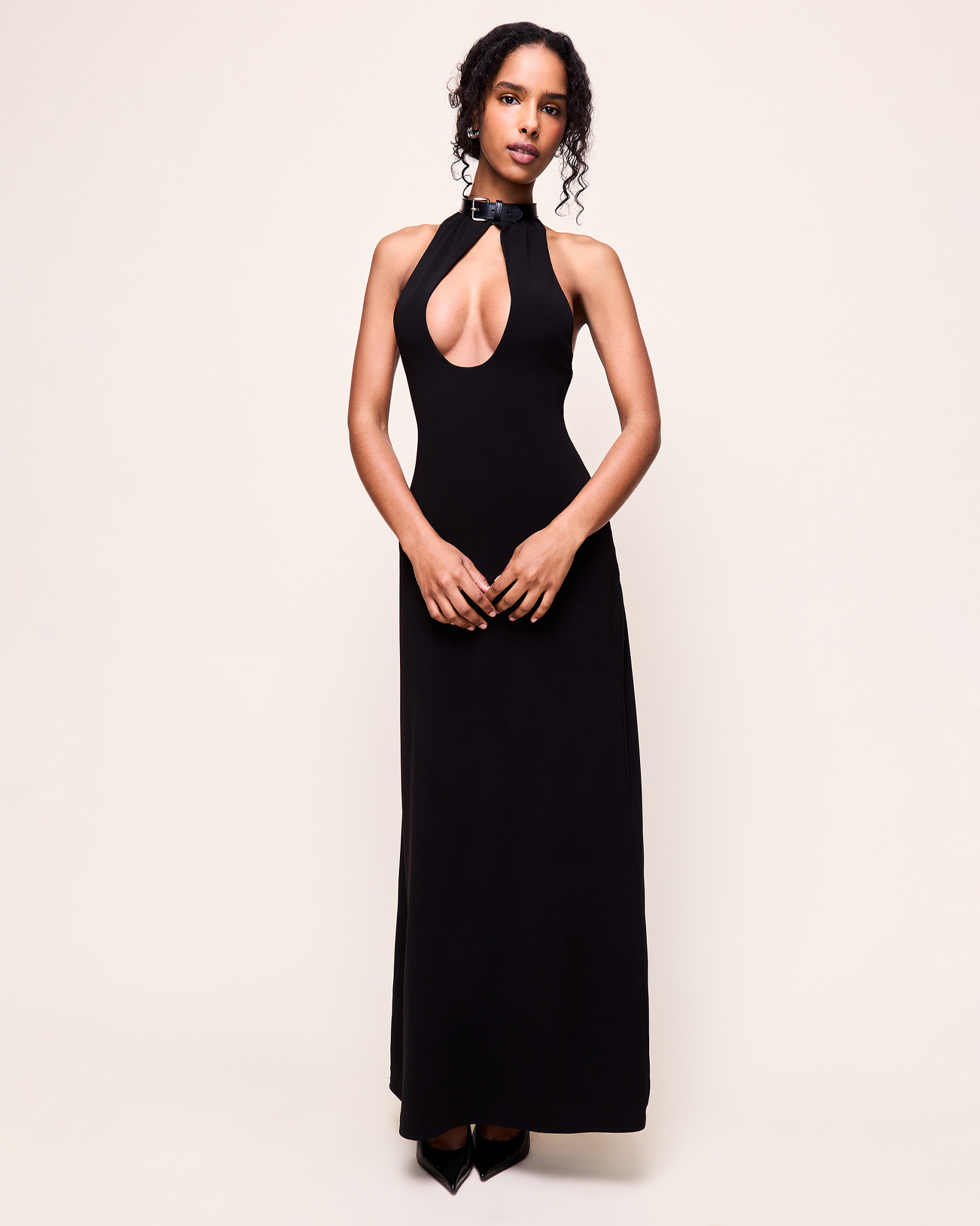 Button Front Lace Dress