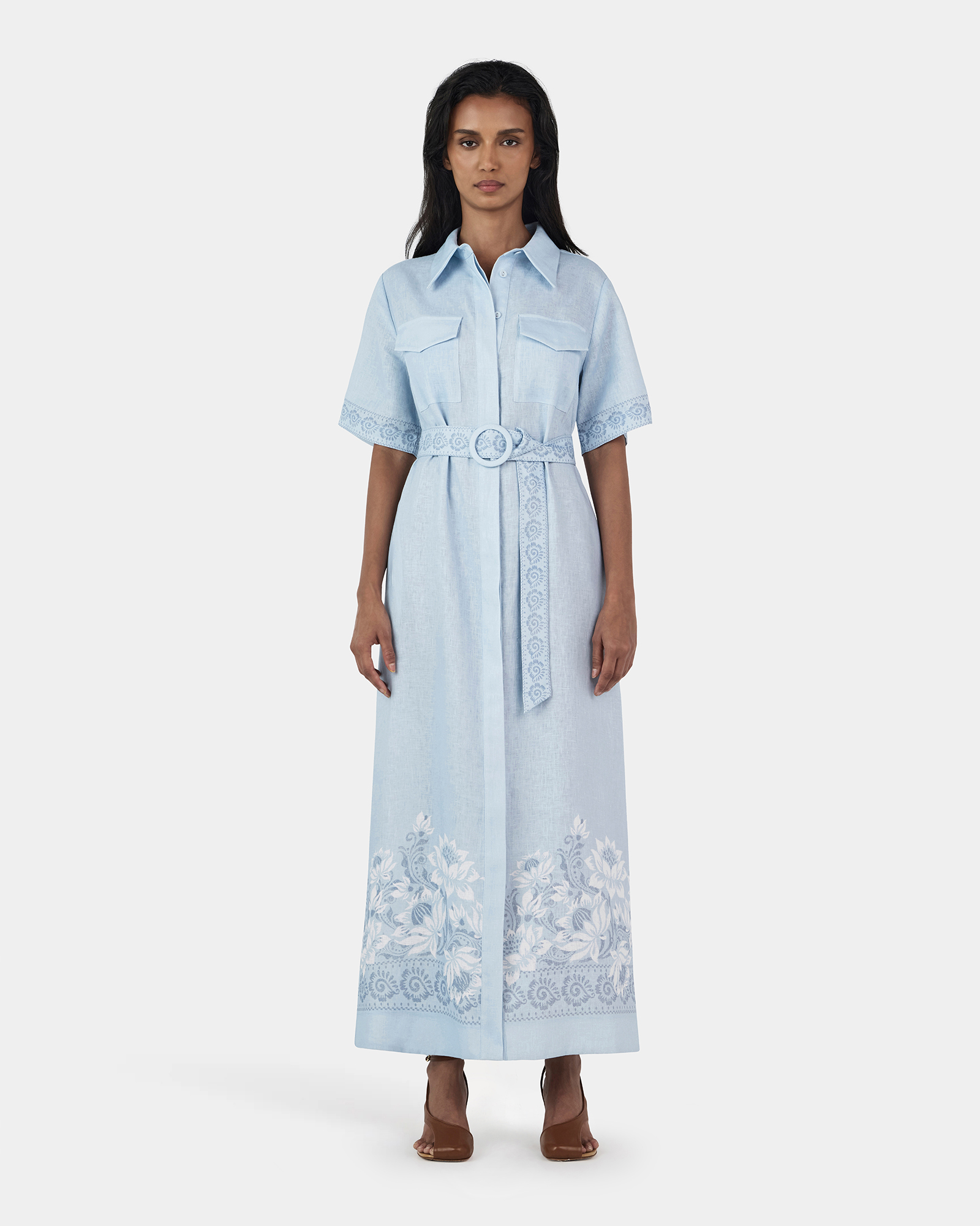 Joe Linen Midi Dress