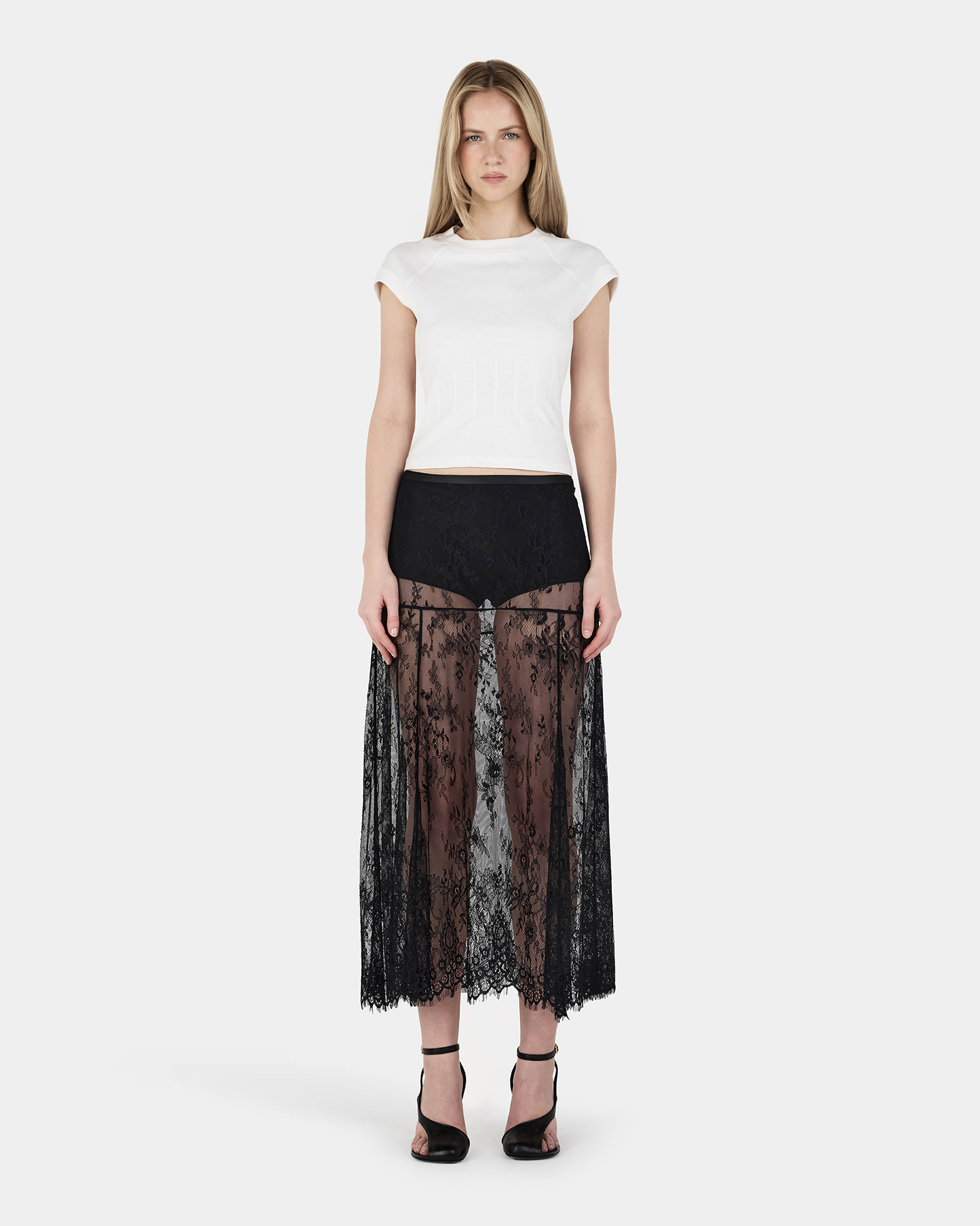 Emanuel Lace Skirt