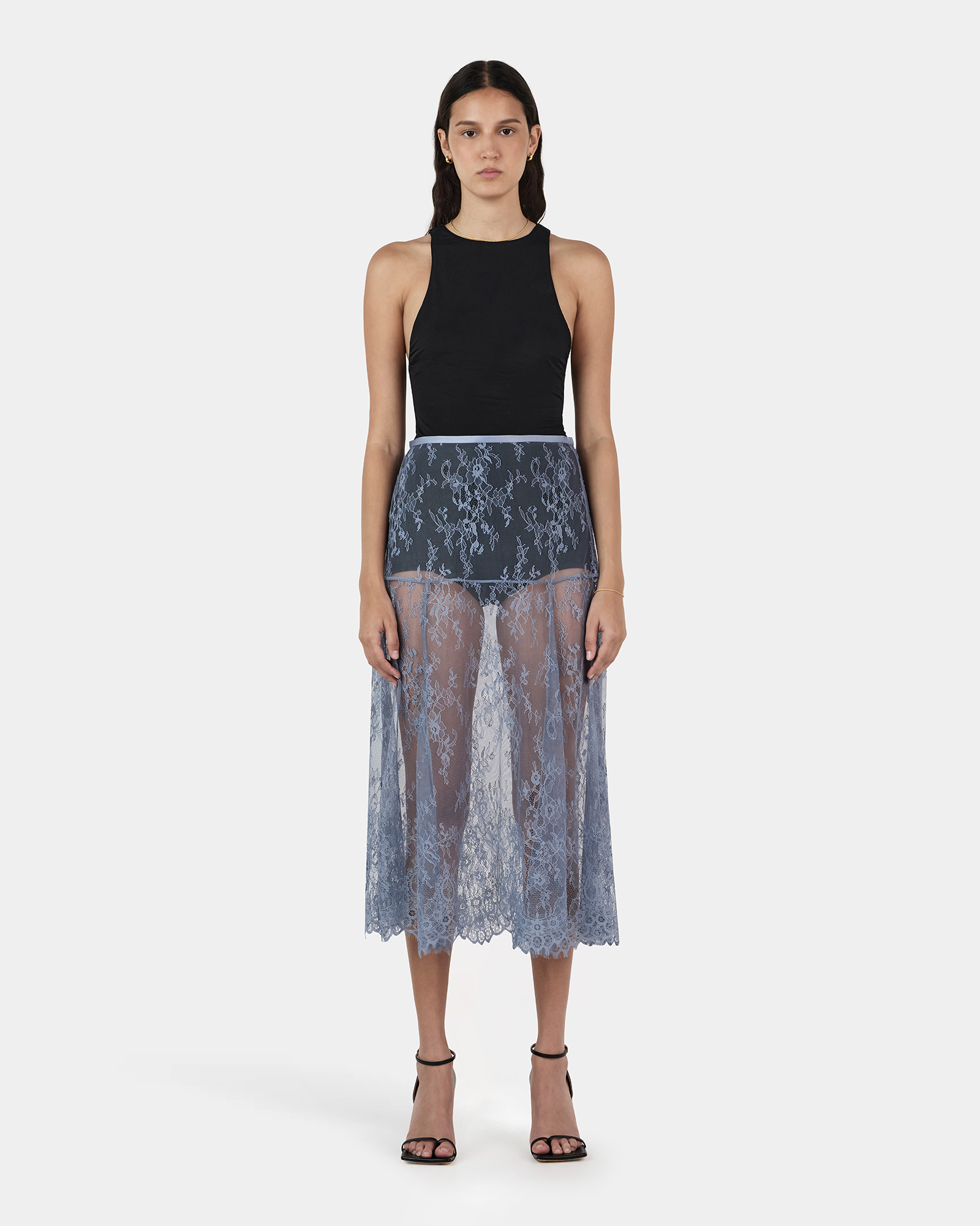 Emanuel Lace Skirt