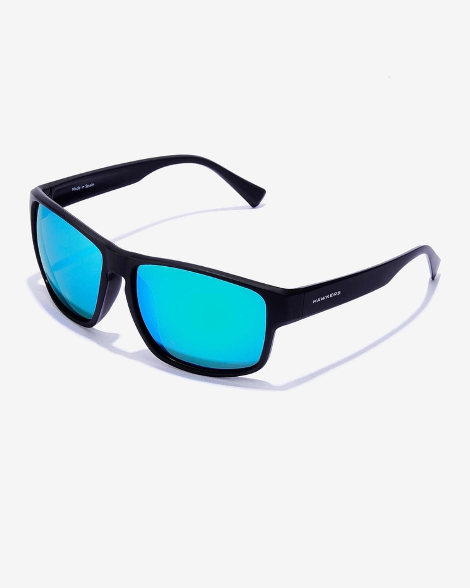 HAWKERS - Black Green Faster Raw Sunglasses for Men and Women UV400