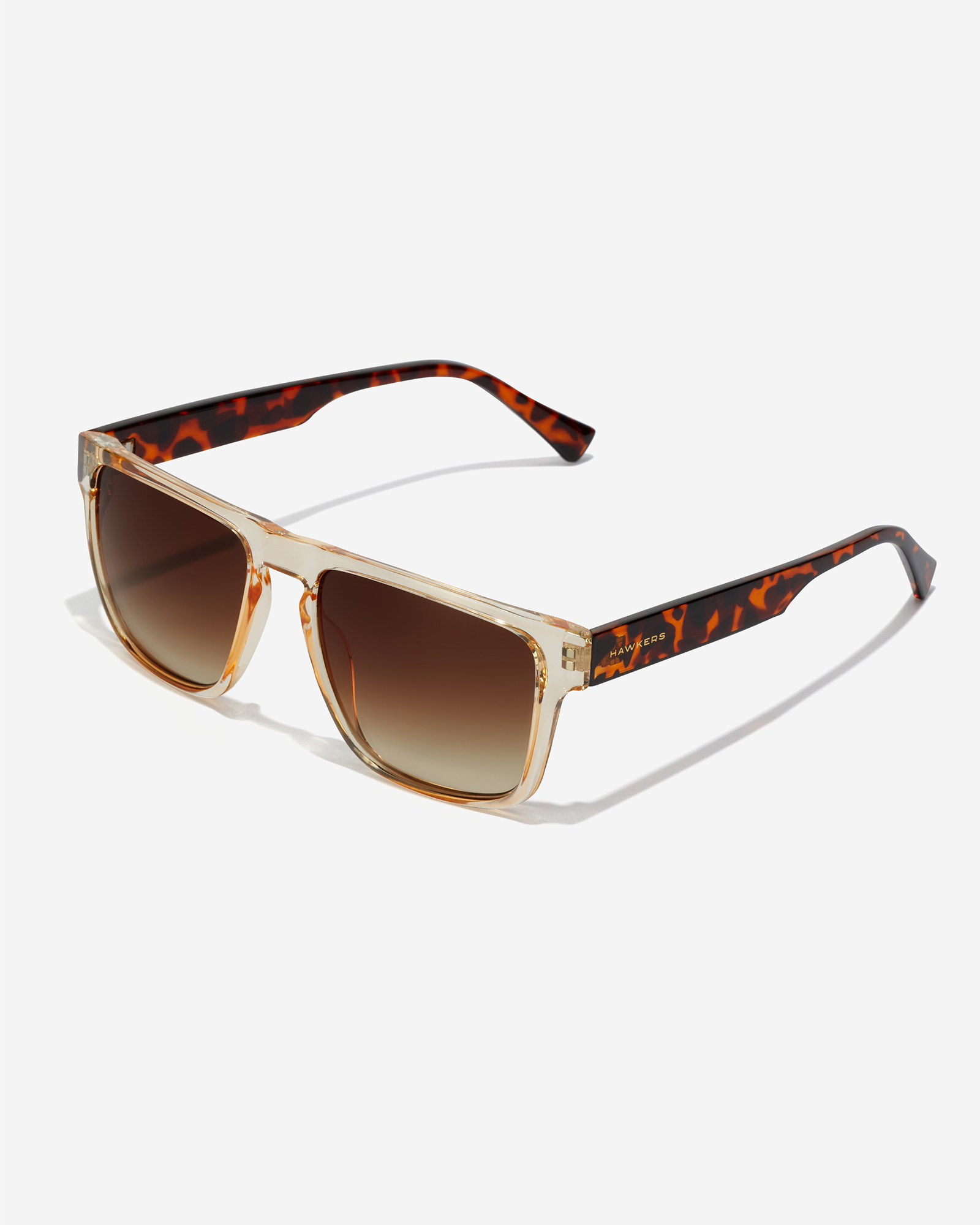 HAWKERS Sunglasses for Men and Women - Protection UV400 LAYOFF Model - Rectangle Sunglasses