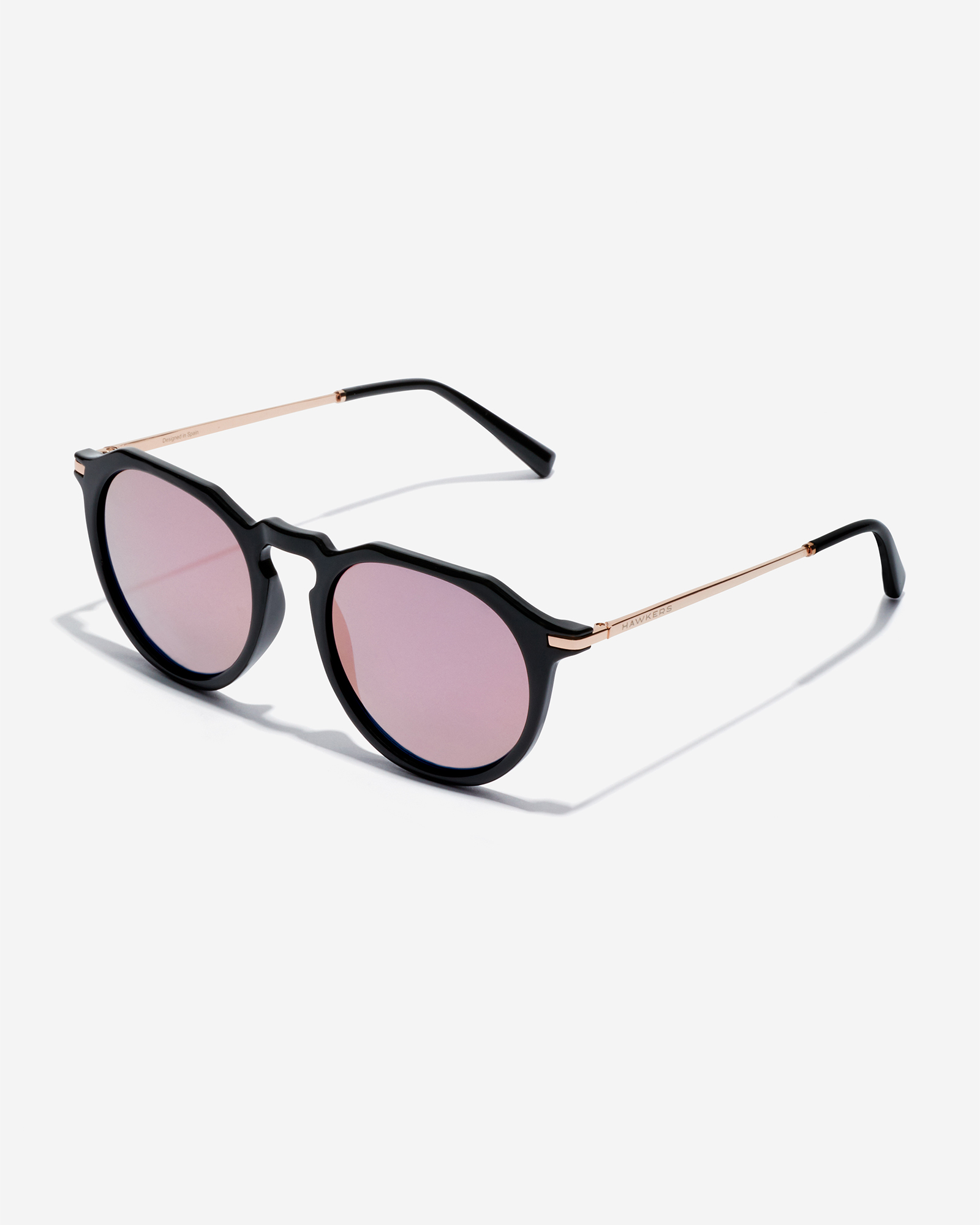 HAWKERS Sunglasses for Men and Women - Protection UV400 WARWICK CROSSWALK Model - Round Sunglasses
