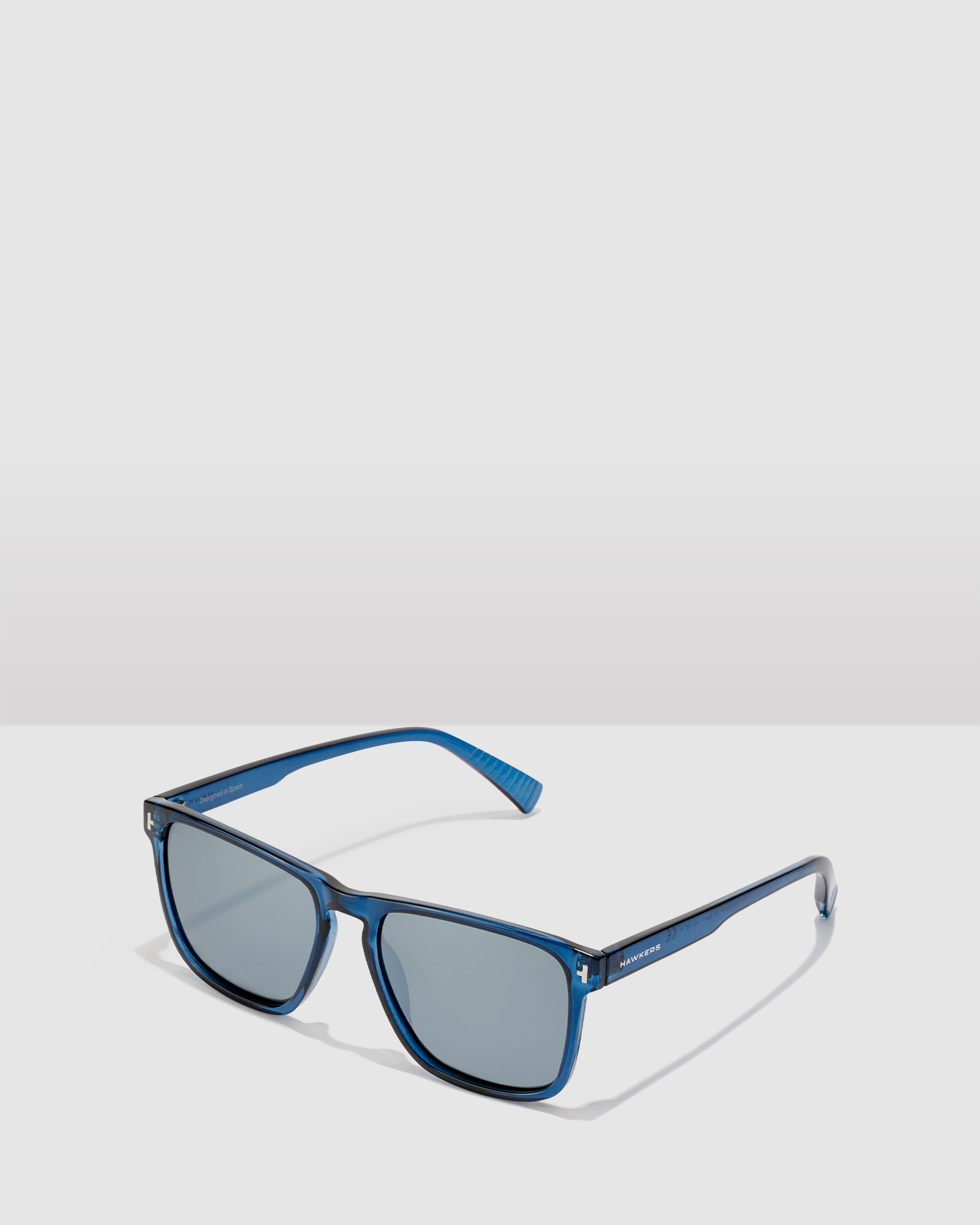 HAWKERS - Polarized Navy Chrome DUST Sunglasses for Men and Women UV400