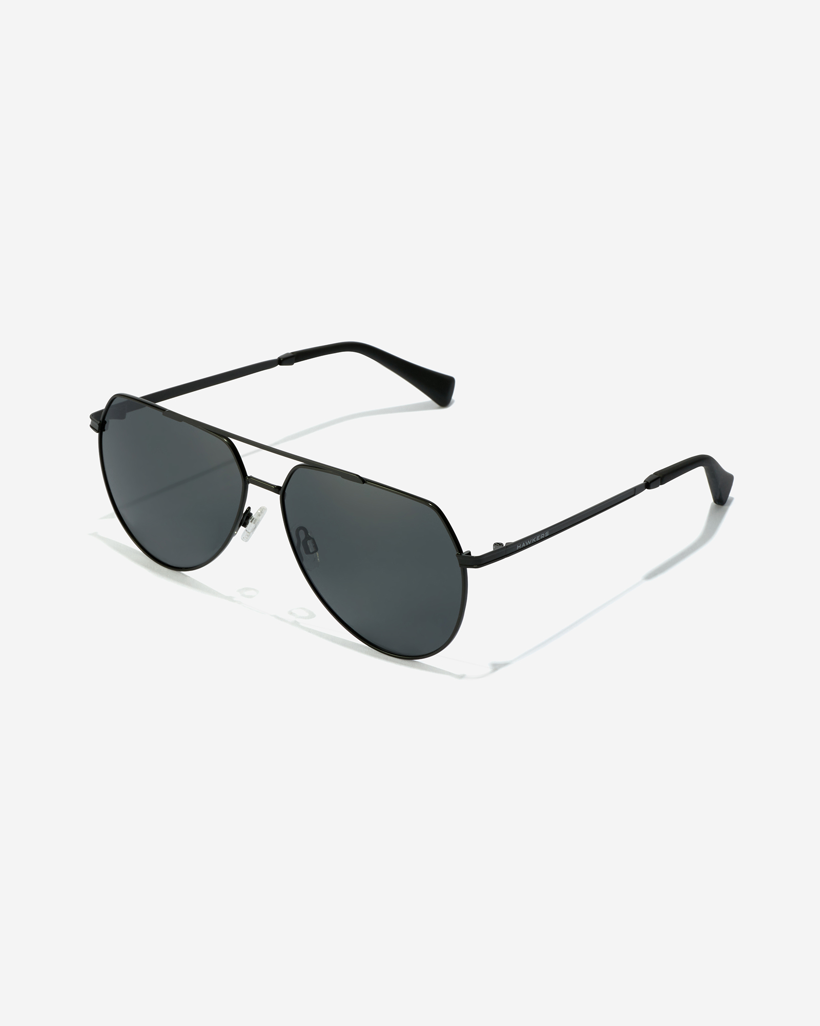 HAWKERS - Polarized Full Black SHADOW Sunglasses for Men and Women UV400