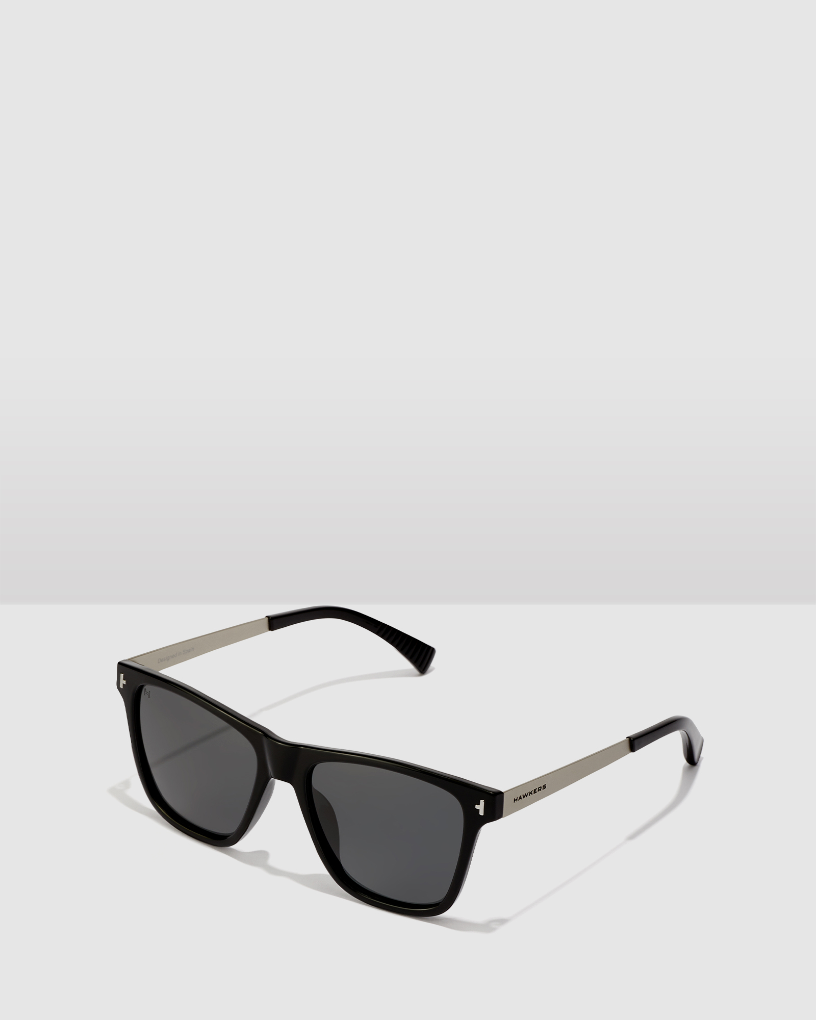 HAWKERS - Polarized Black ONE LS METAL Sunglasses for Men and Women UV400