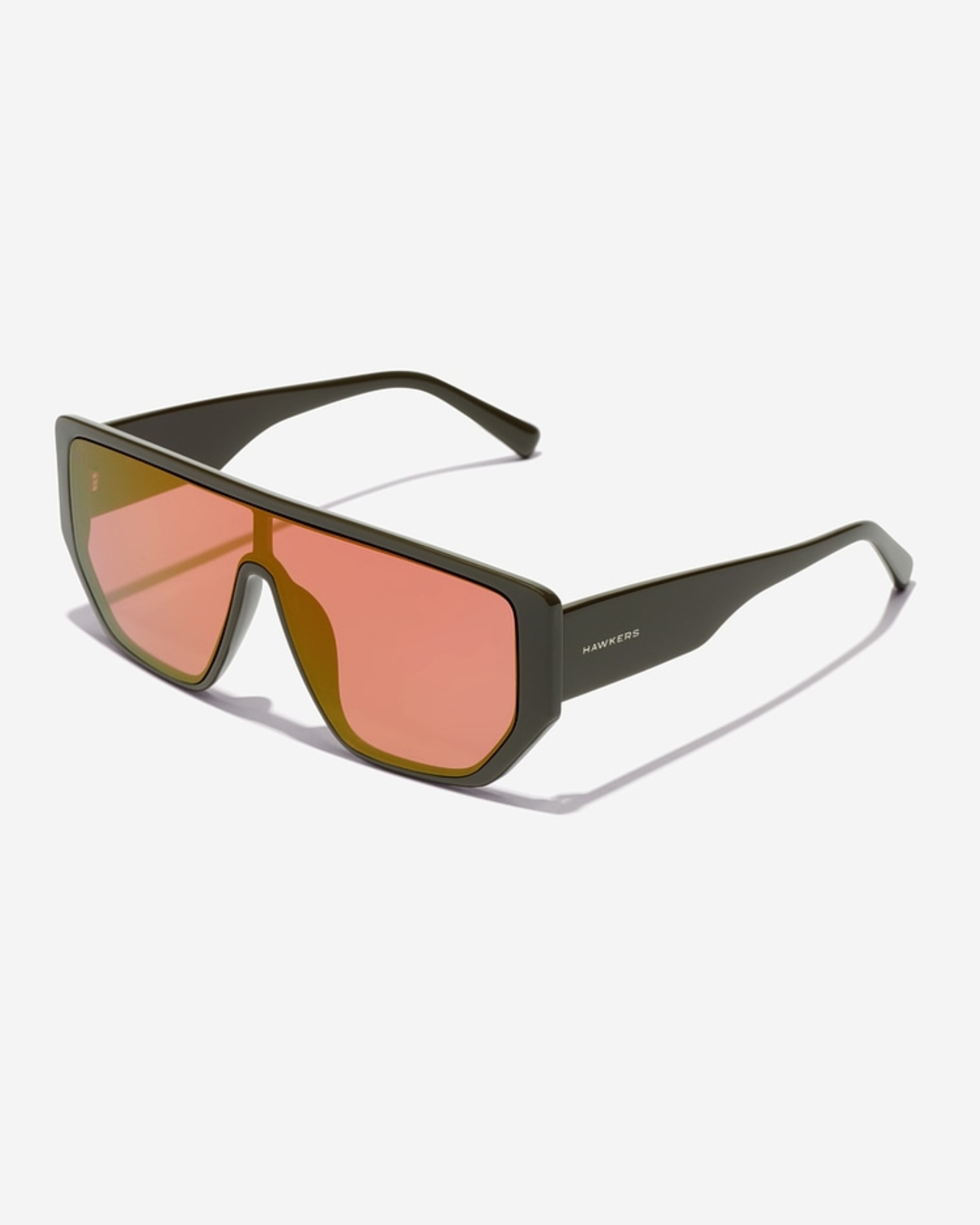 HAWKERS - Dark Khaki Fucsia Eco METRO Sunglasses for Men and Women UV400