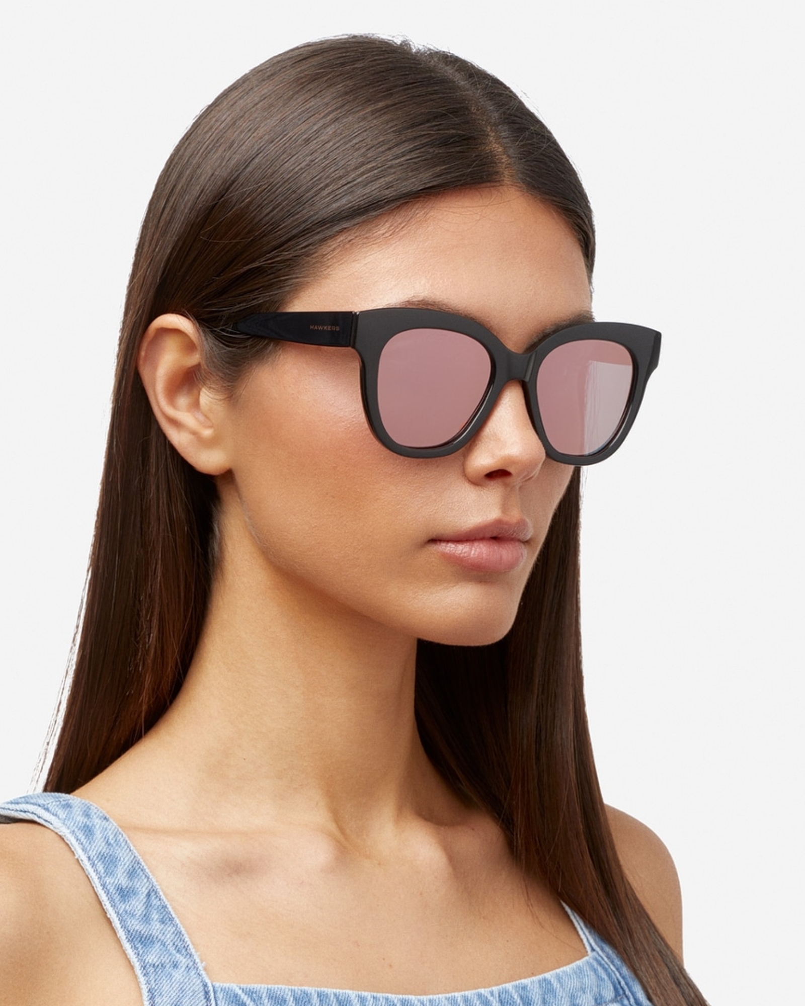 HAWKERS - Black Rose Gold AUDREY Sunglasses for Men and Women UV400