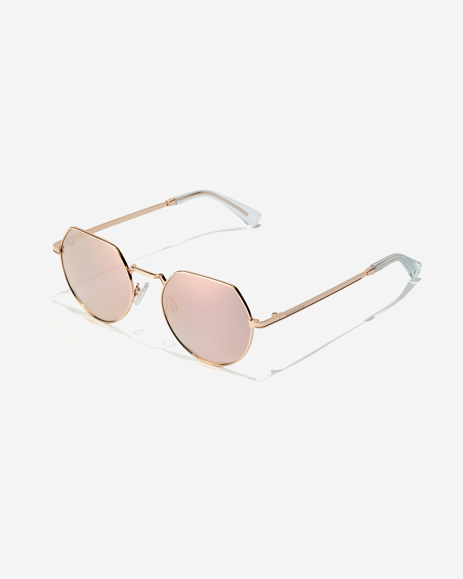 HAWKERS - Polarized Rose Gold AURA Sunglasses for Men and Women UV400