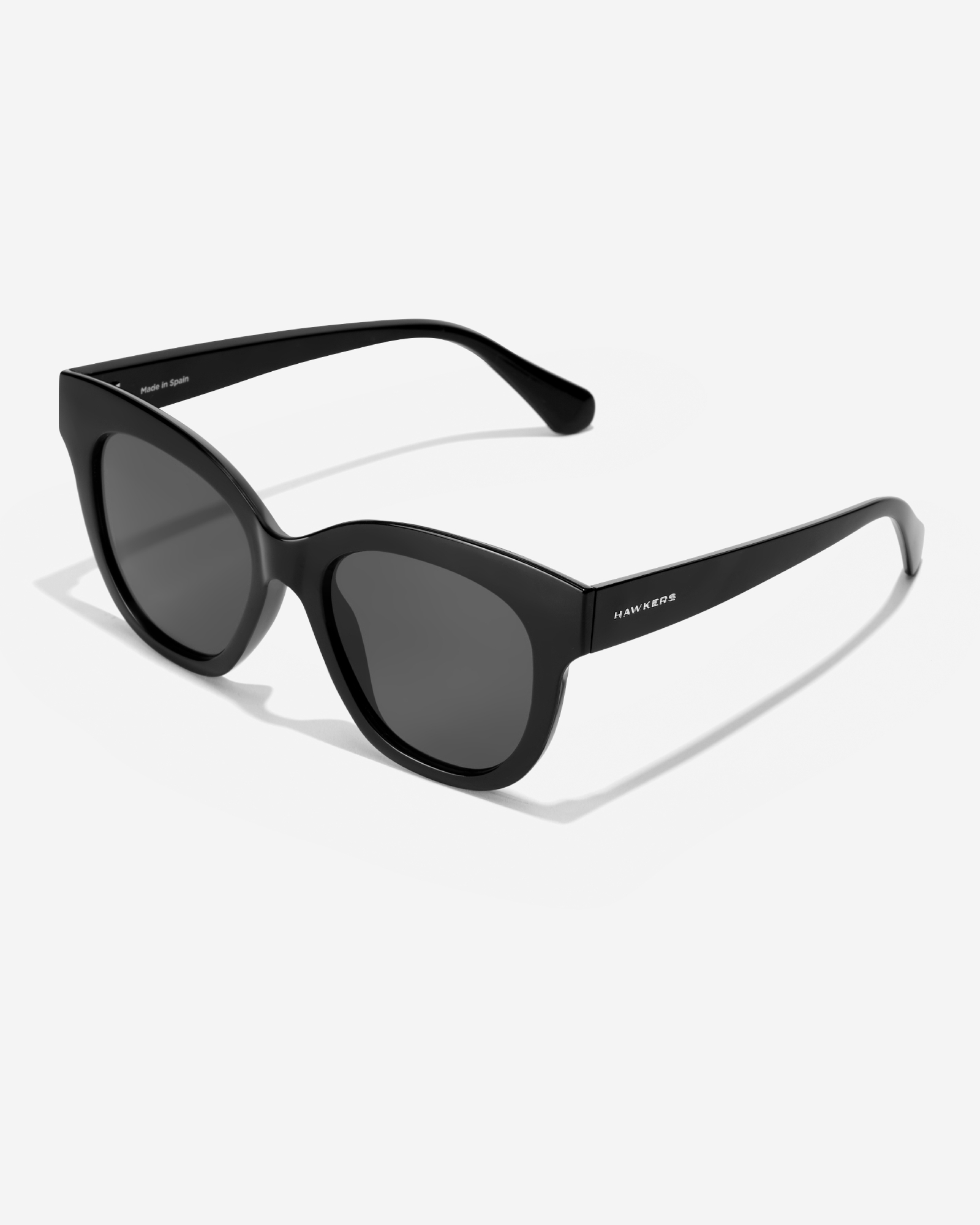 HAWKERS - Polarized Black AUDREY RAW Sunglasses for Men and Women UV400