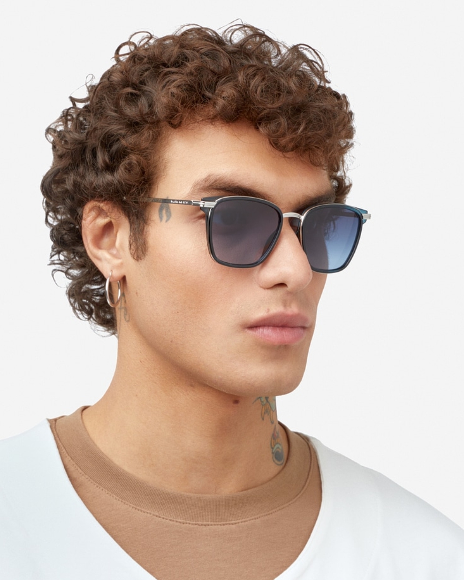 HAWKERS - Navy Blue Denim INK Sunglasses for Men and Women UV400
