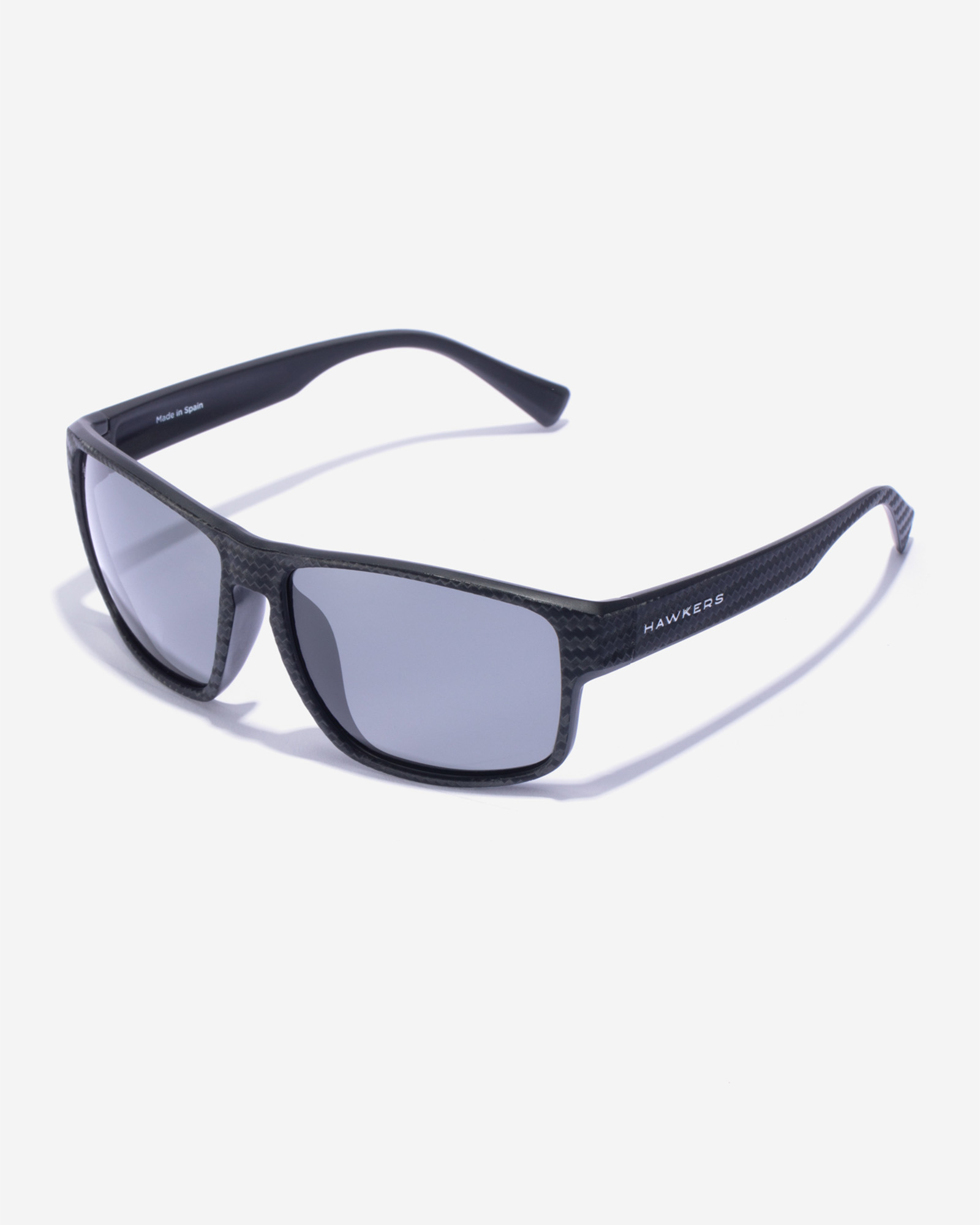 HAWKERS - Polarized Black FASTER RAW CARBON FIBER Sunglasses for Men and Women UV400