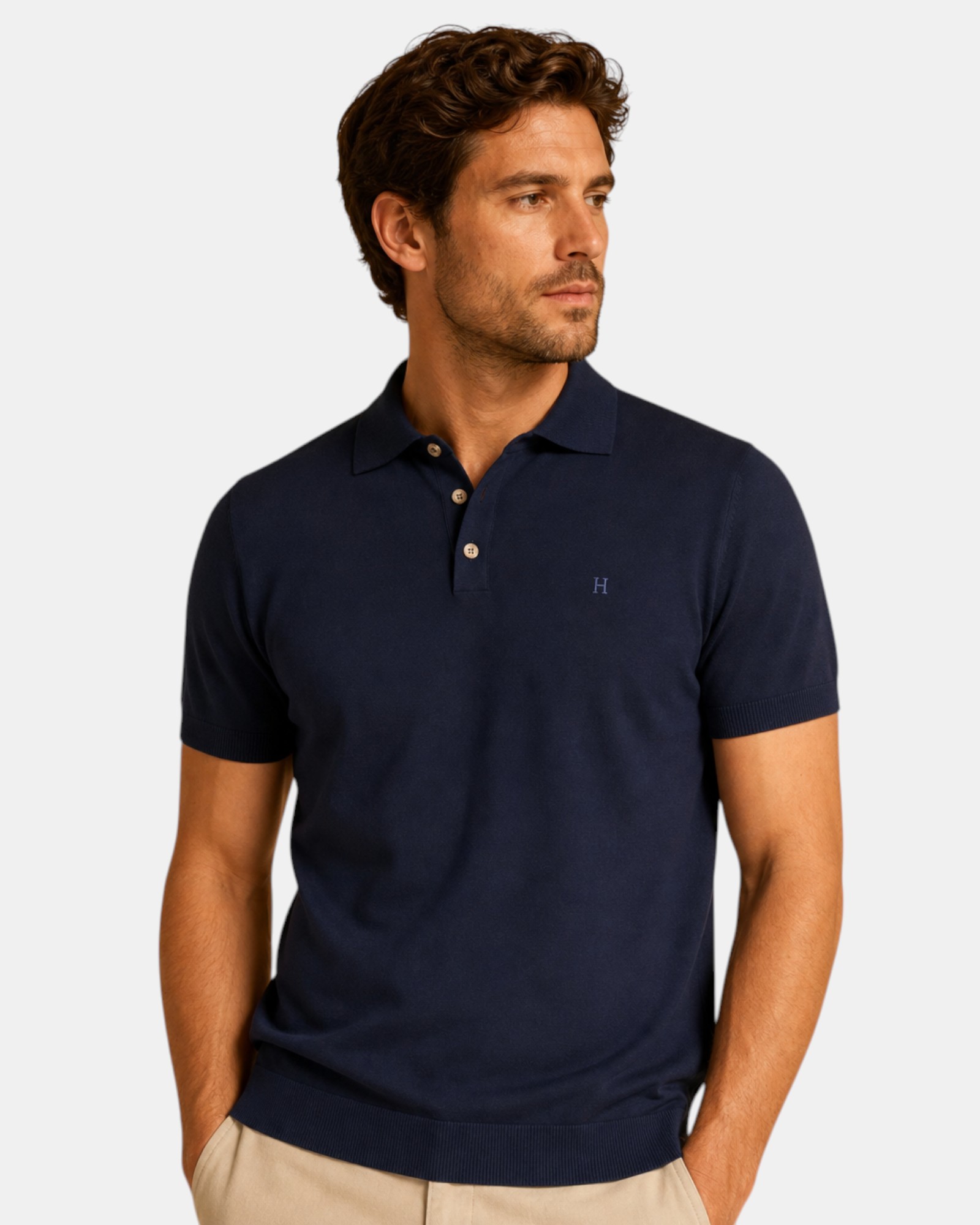 HENRY SARTORIAL 135 Year Platinum Polo