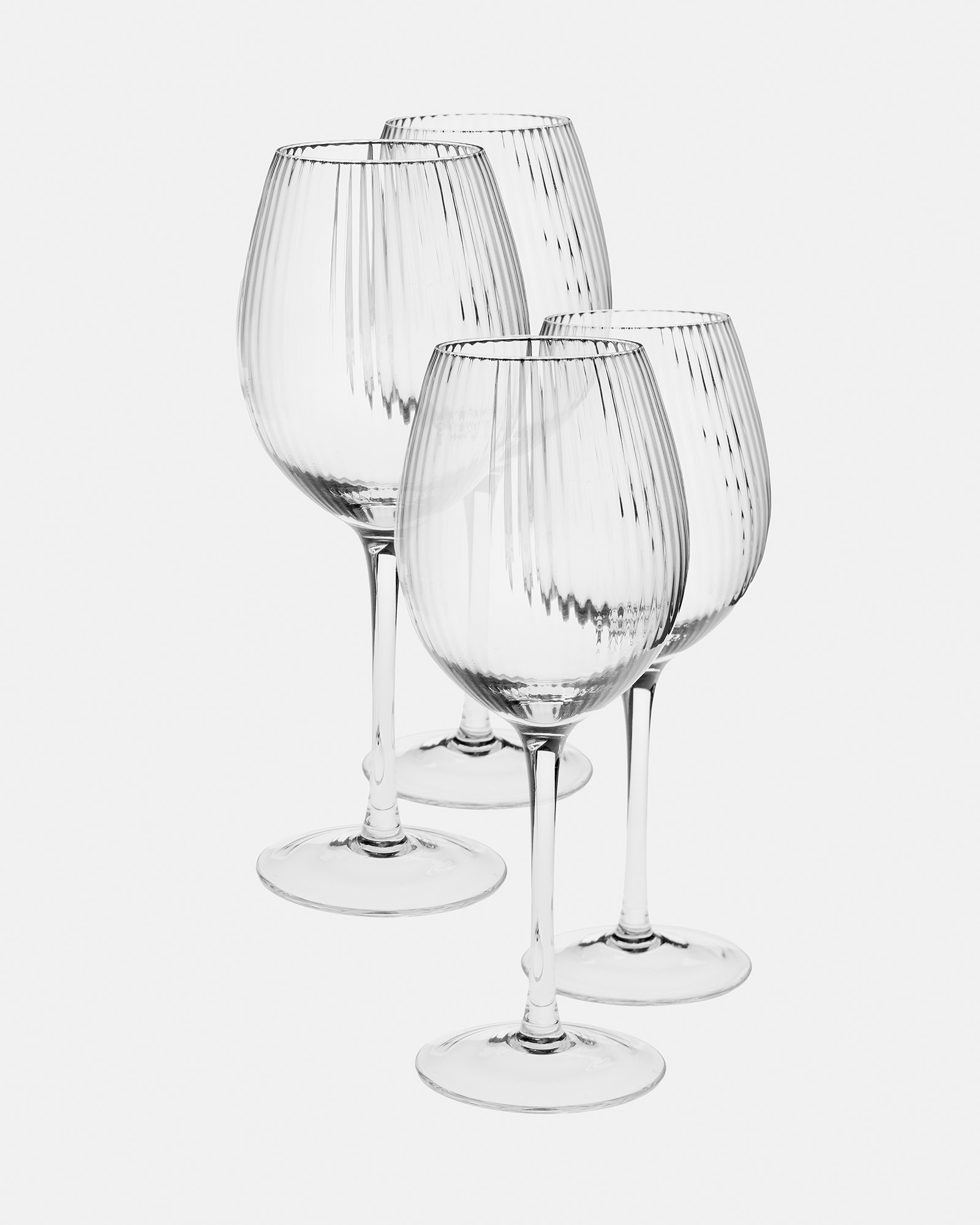 Ollie 4-Piece White Wine Glass Set
