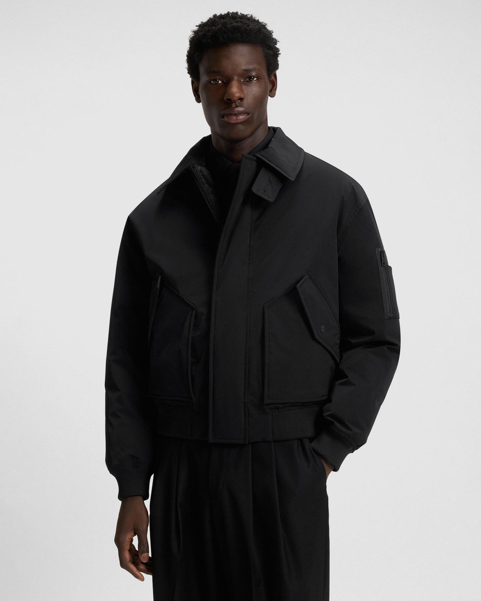 Regular-Fit Padded Jacket in Water-Repellent Fabric