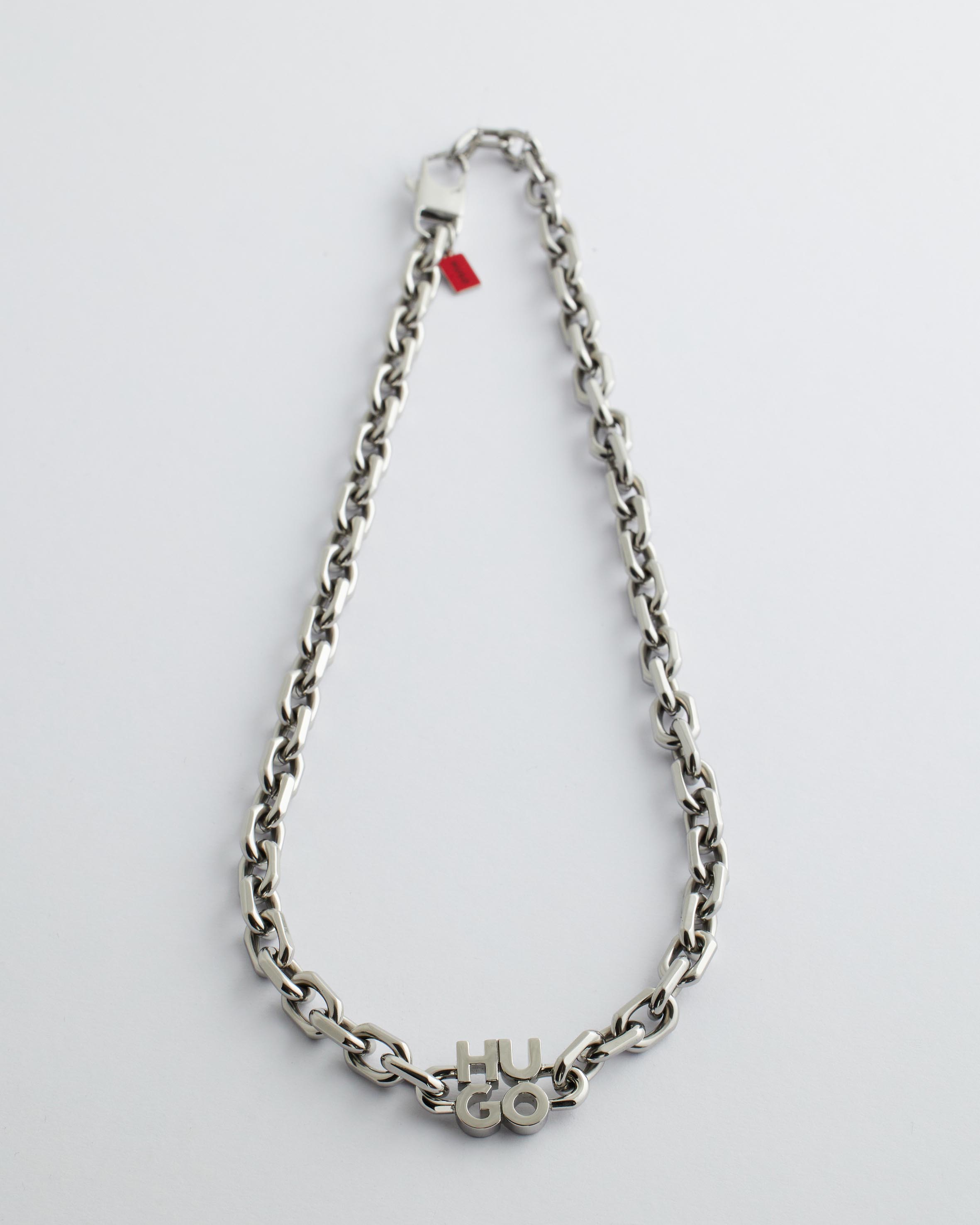 E Stacked Chain Necklace