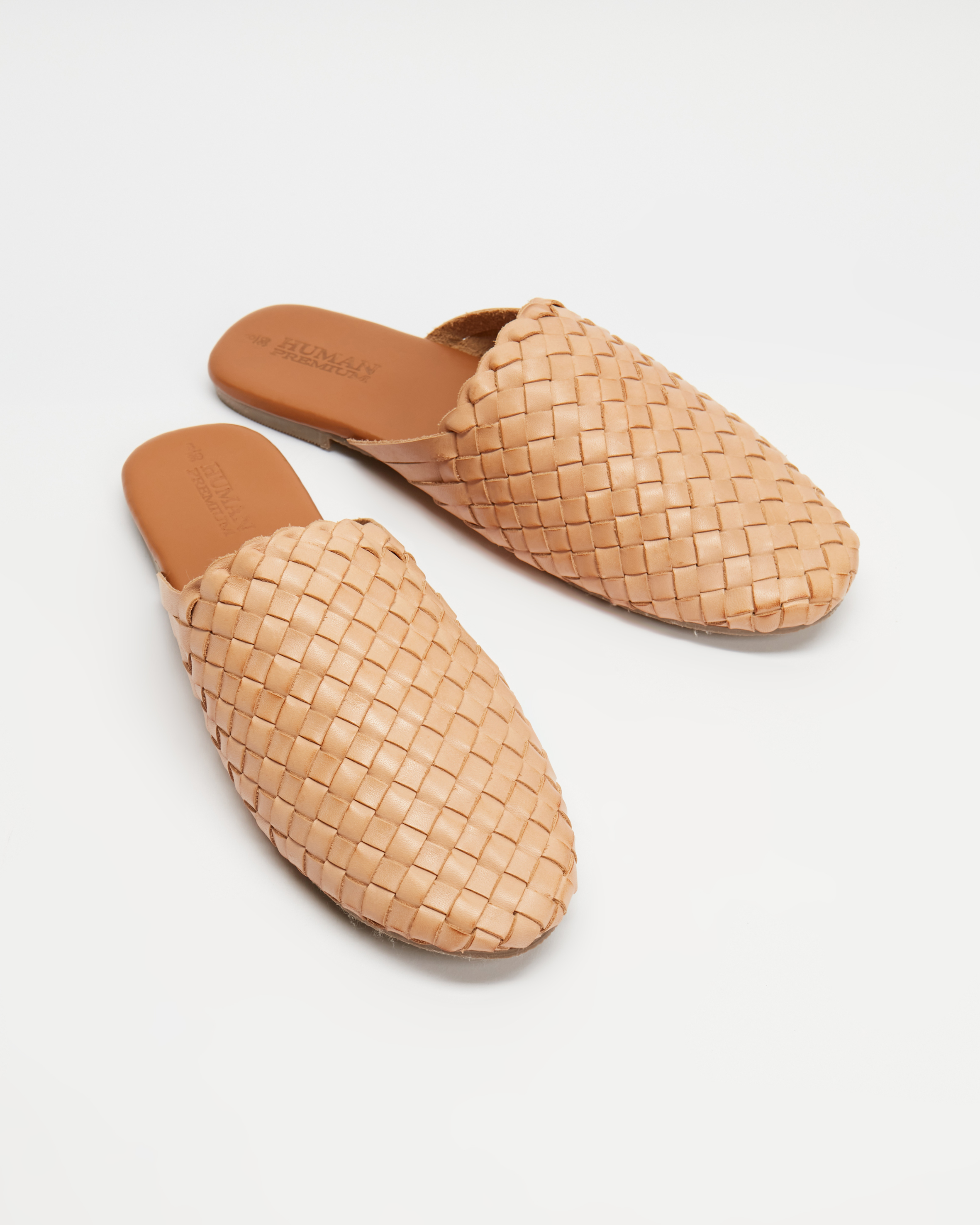 Barland Woven Leather Slides