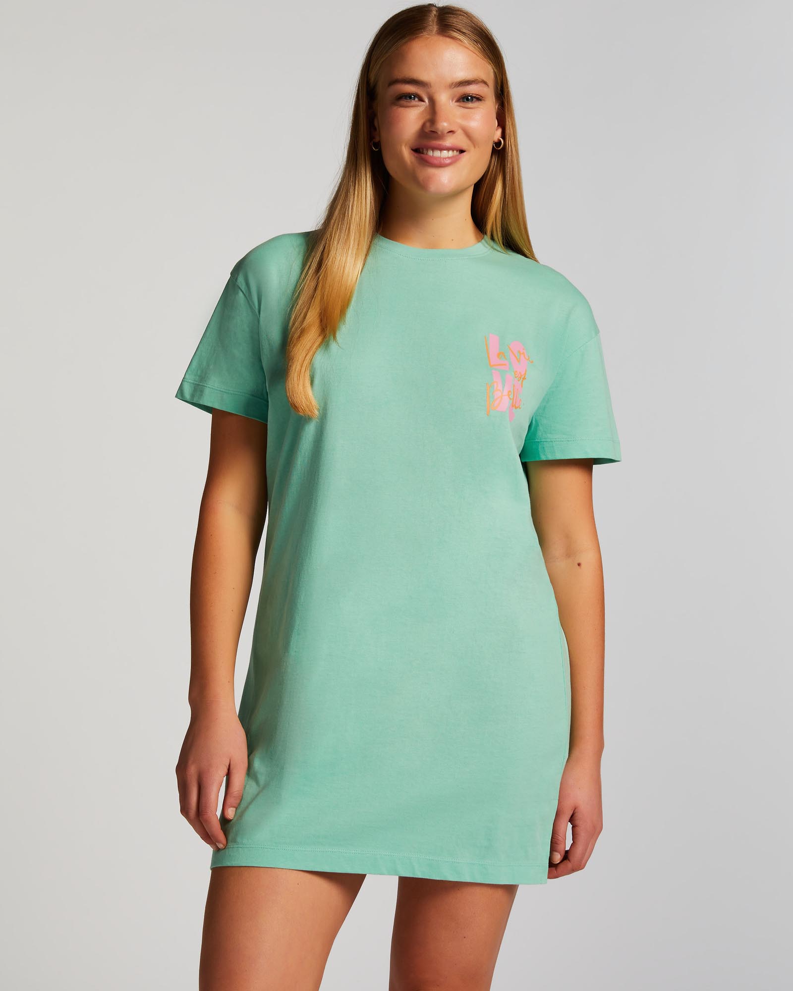 Boxy Cotton R-neck Nightie