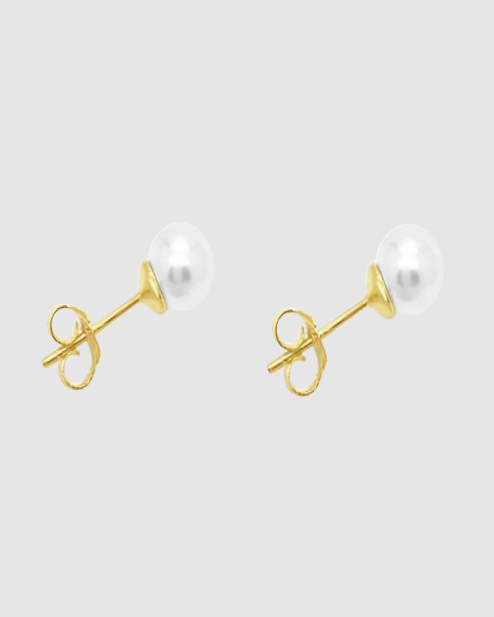 Tiny Pearl Stud Earrings