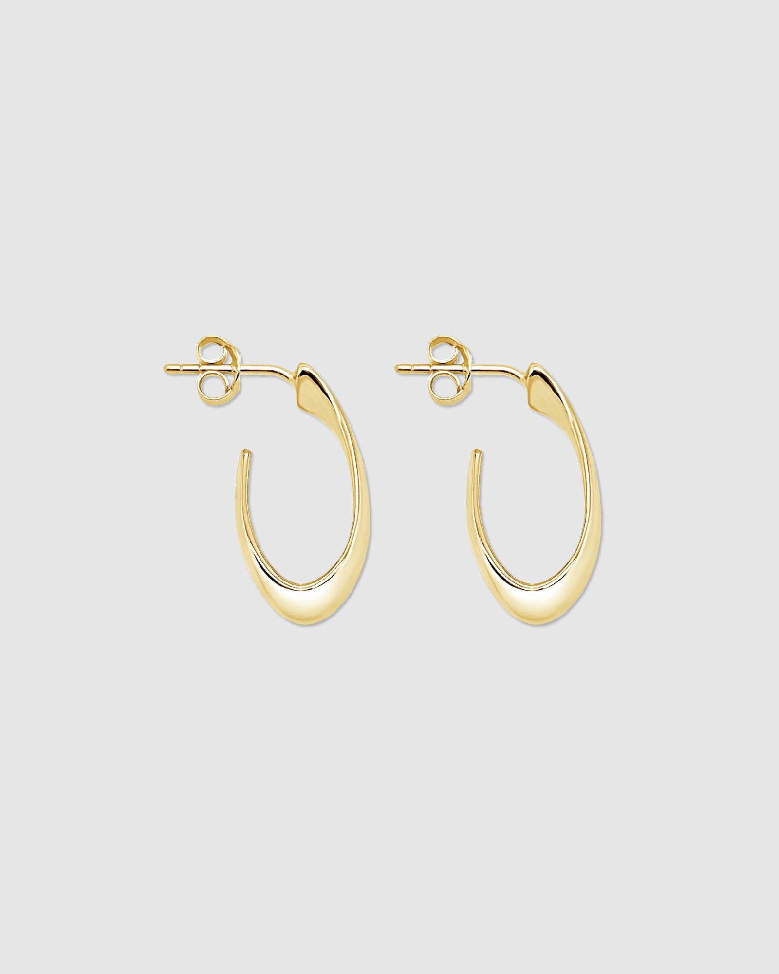 Mini Hooked Hoops Gold