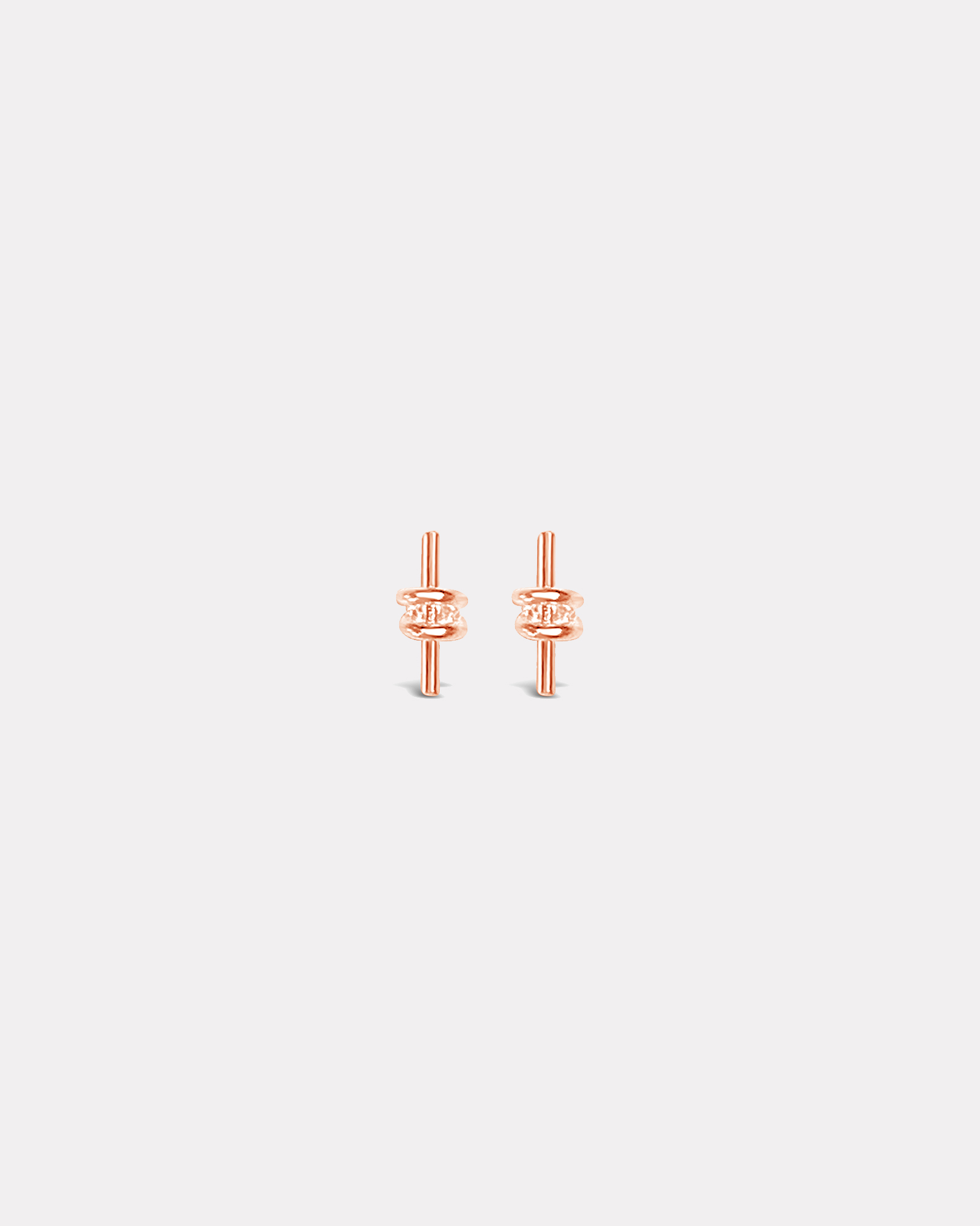Knotted Bar Earrings