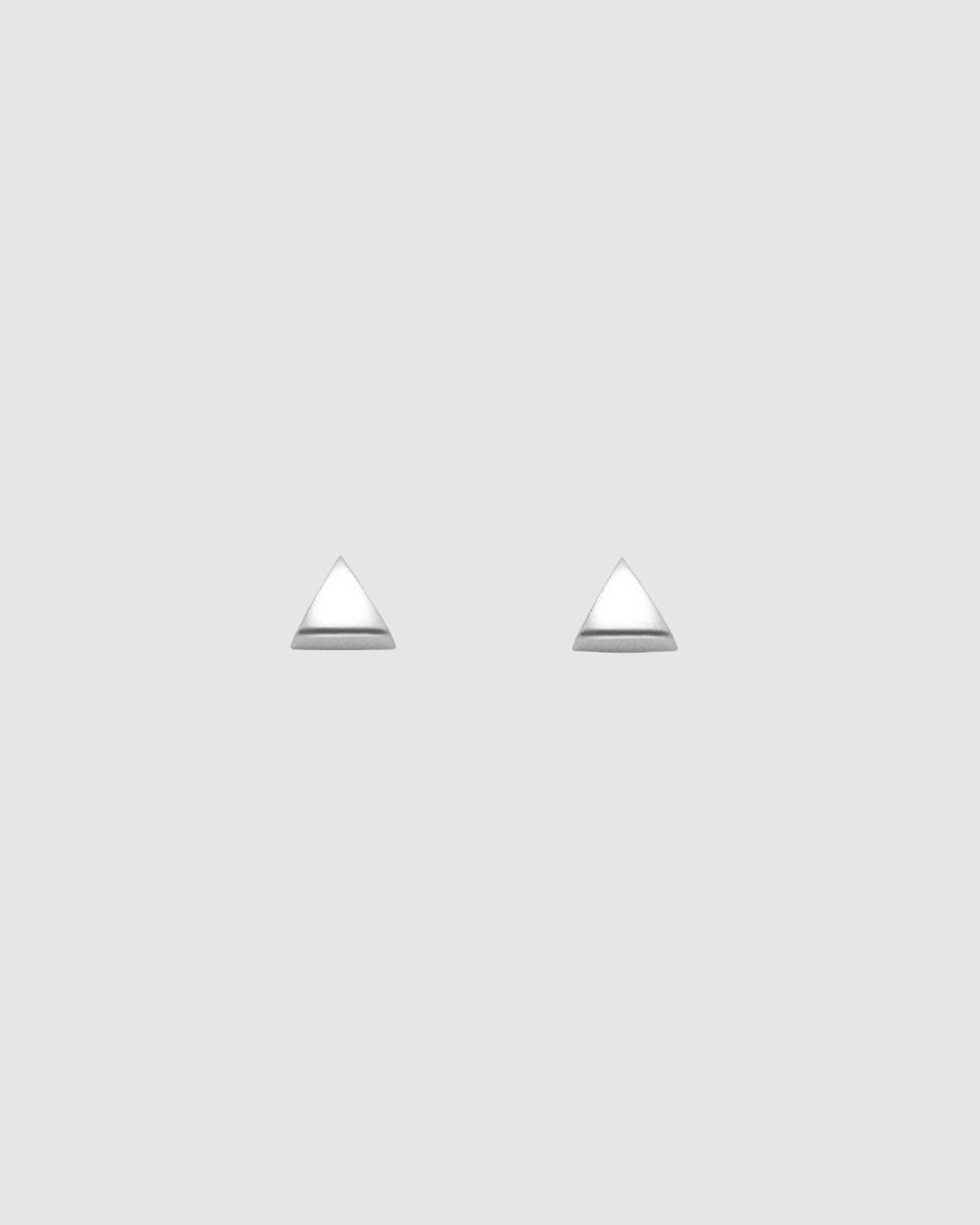 Tiny Triangle Earrings