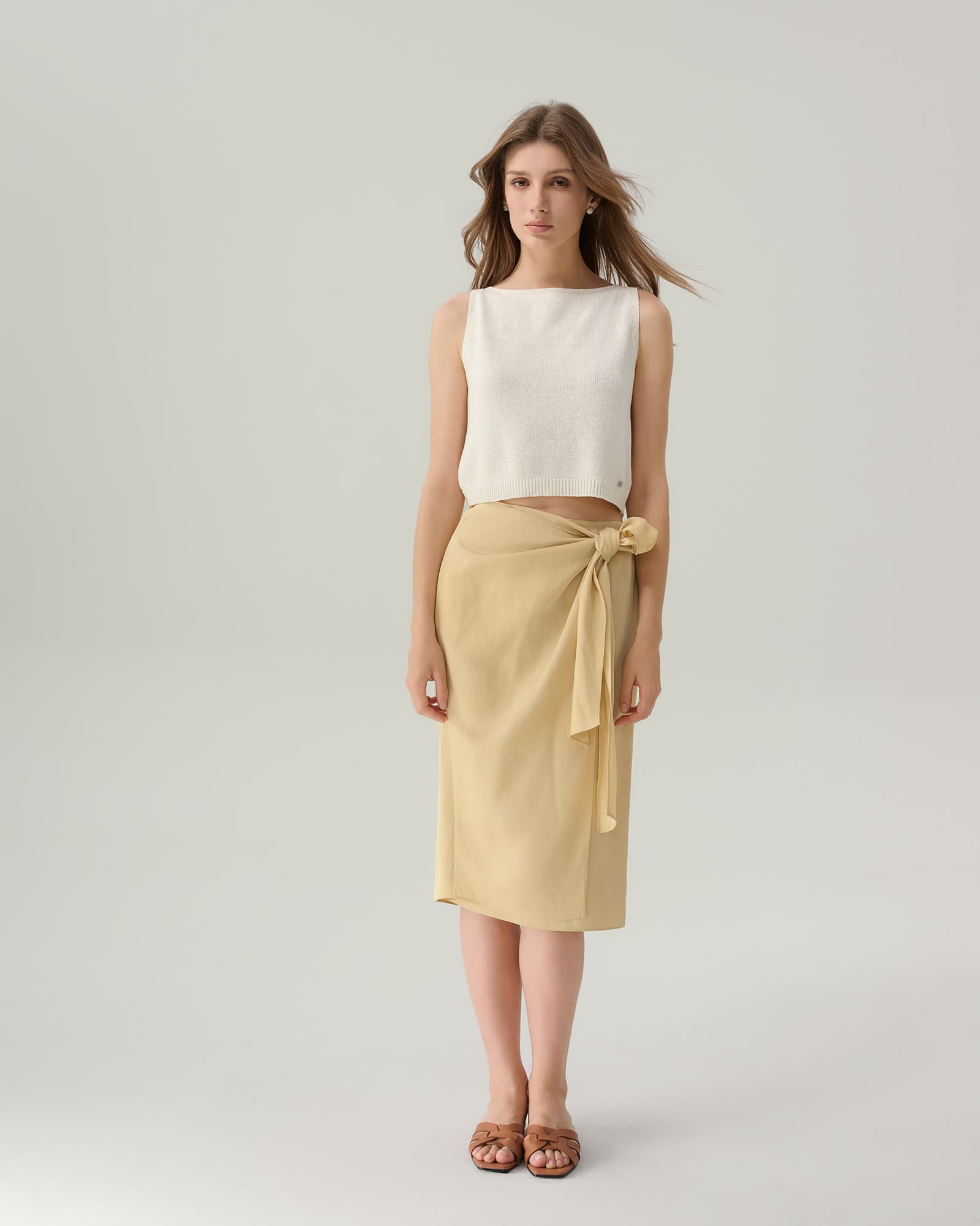 Kate Wrap Midi Skirt