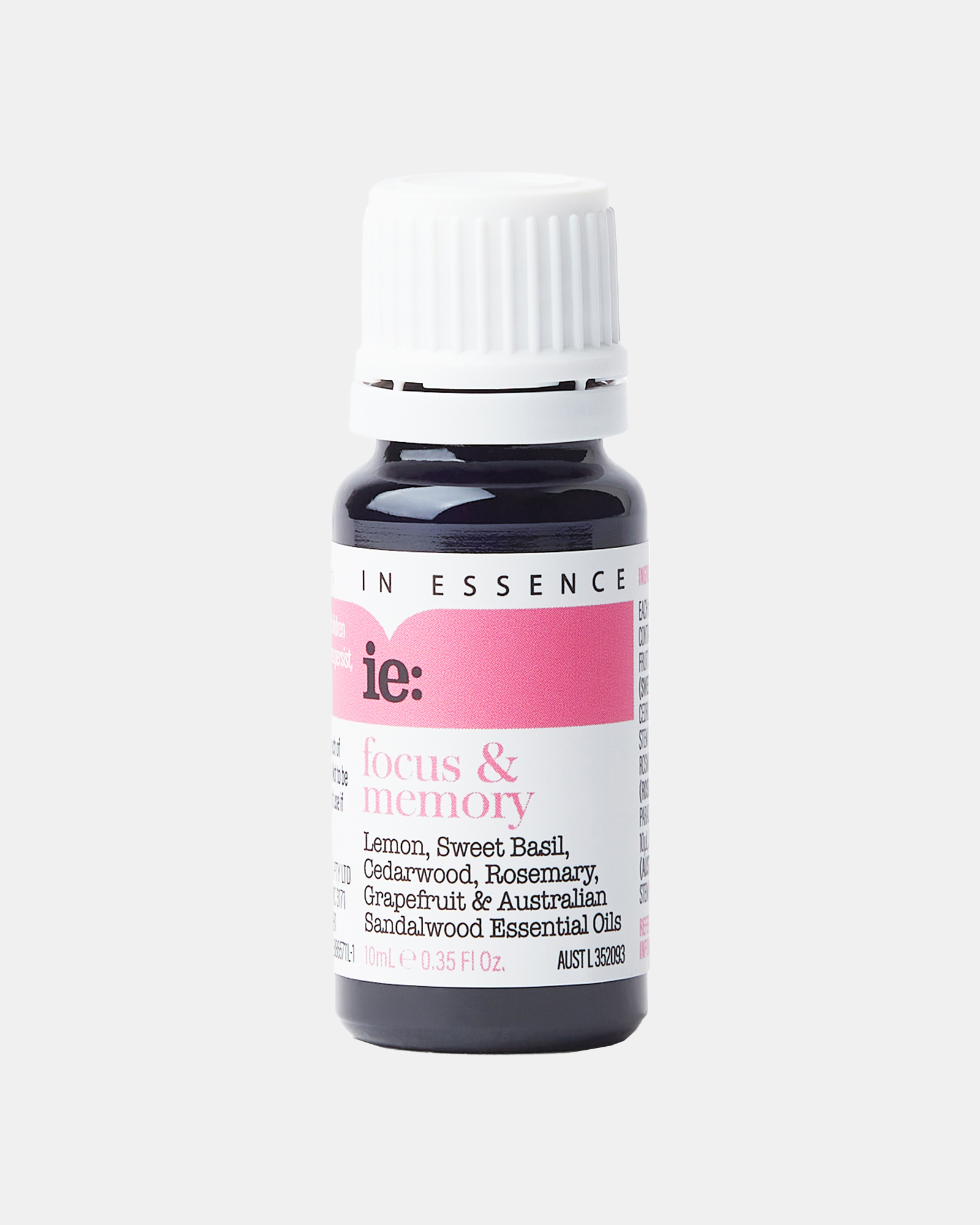 In Essence ie: Focus & Memory Essential Oil Blend 10mL