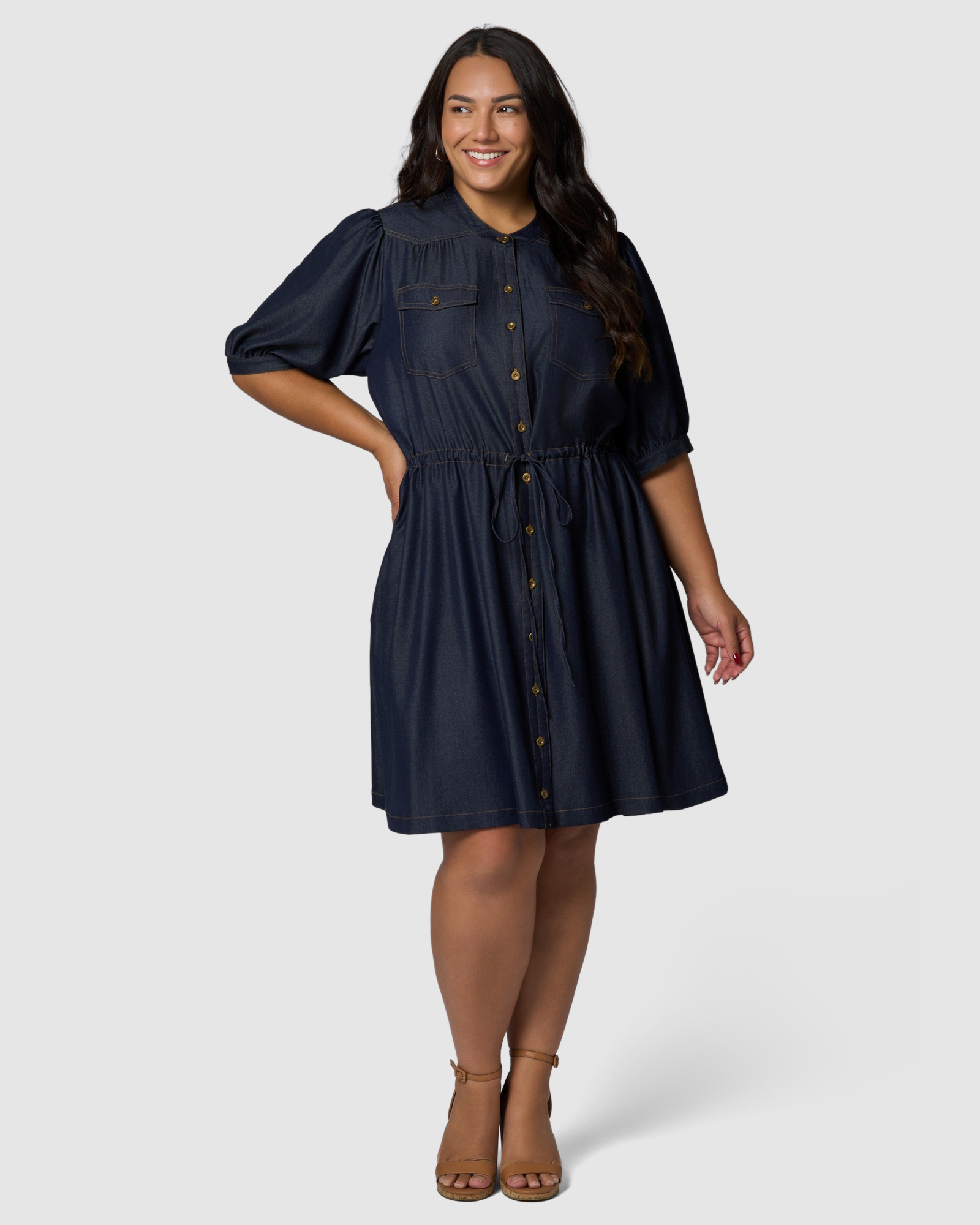 Marley Chambray Mini Dress