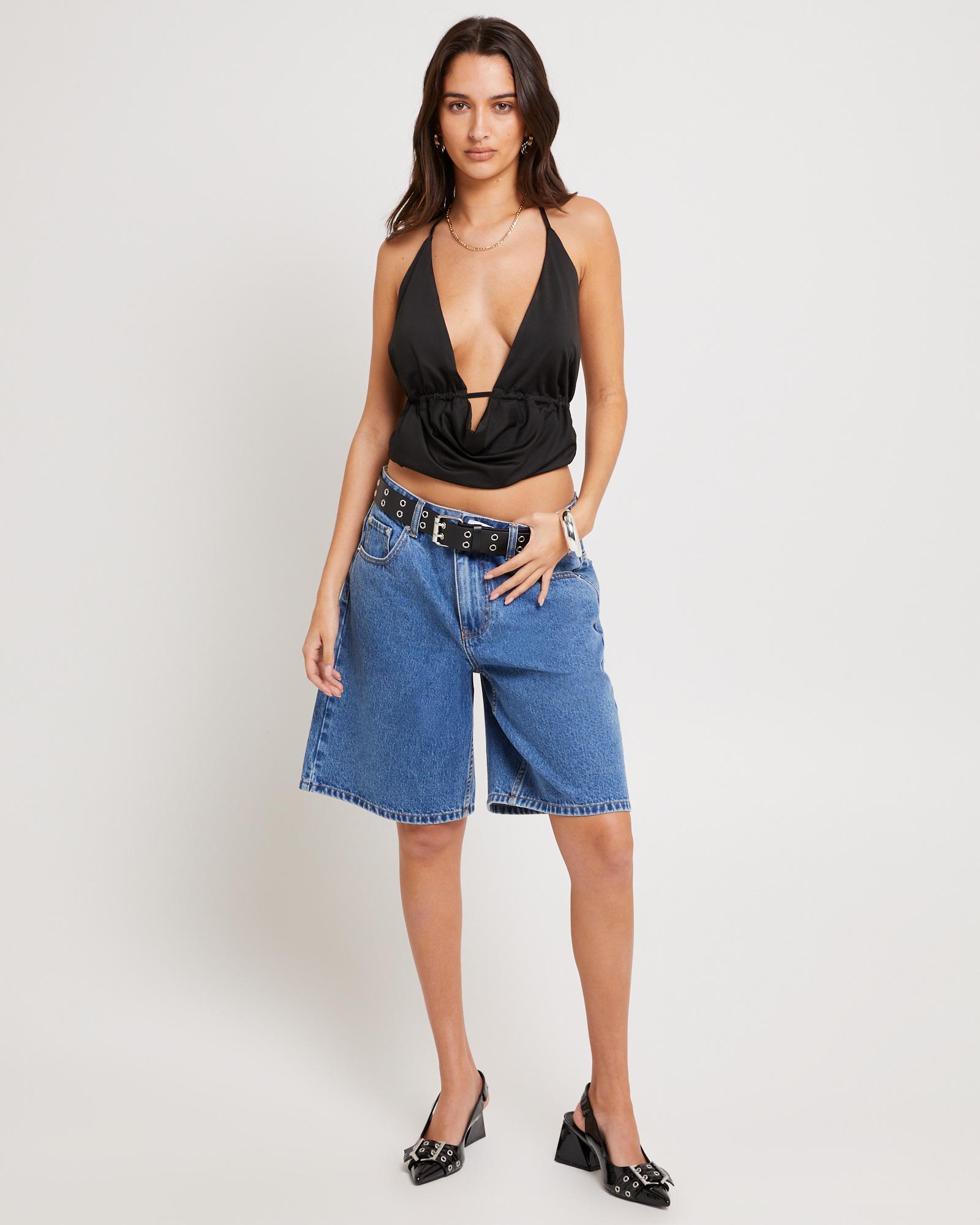Cowl Halter Top