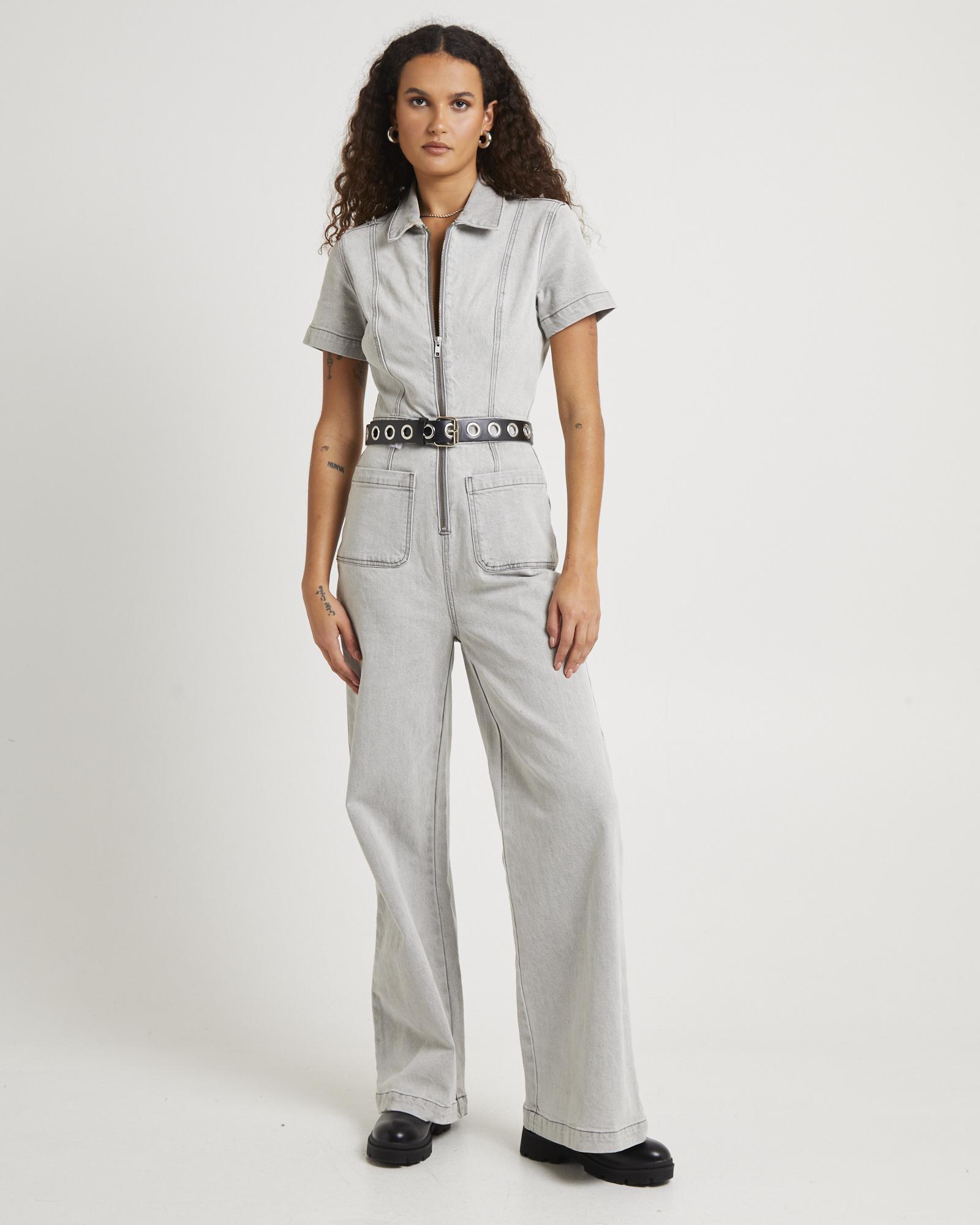 Nikki Denim Maxi Boiler Suit
