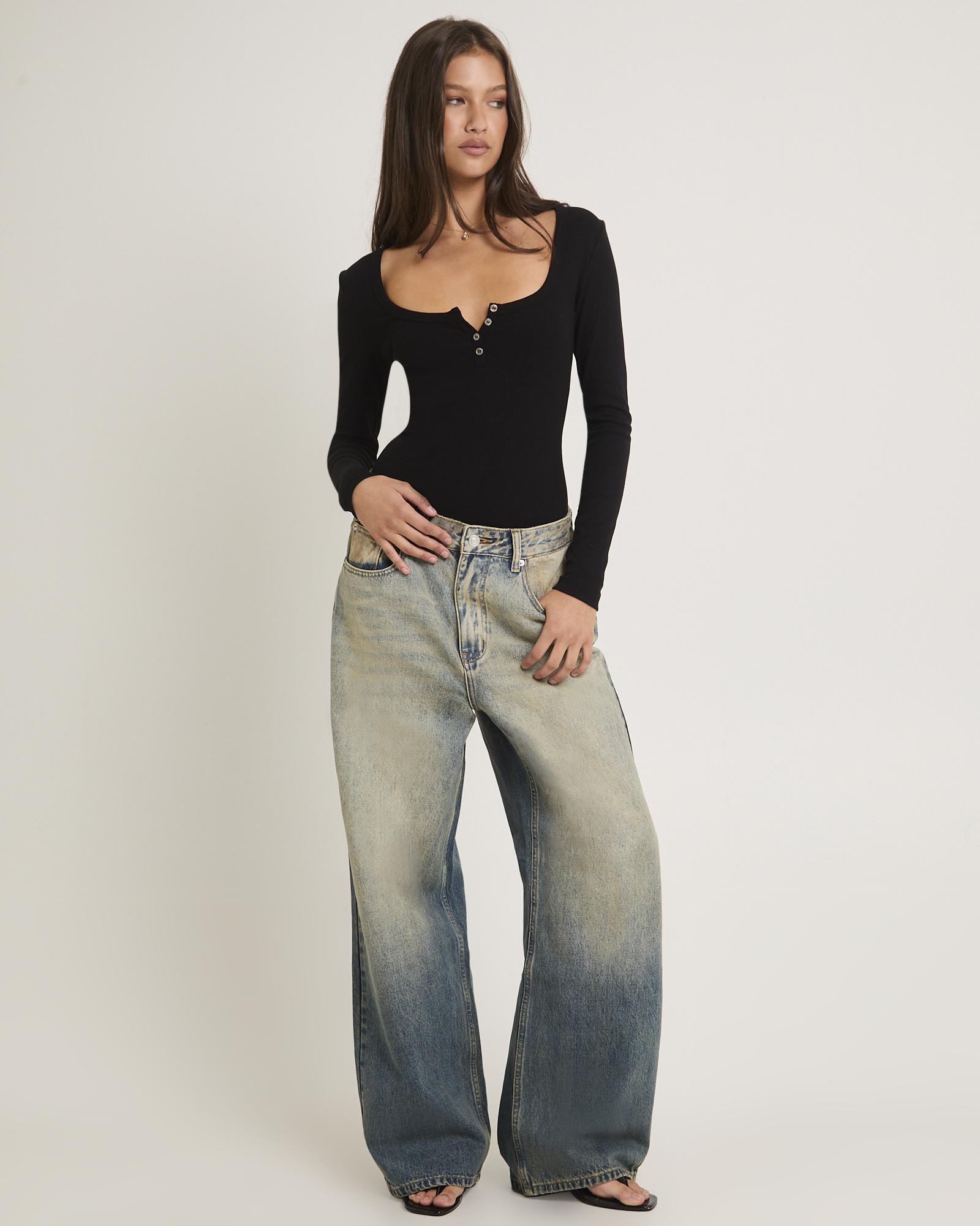 Rez Maxi Baggy Denim Jeans