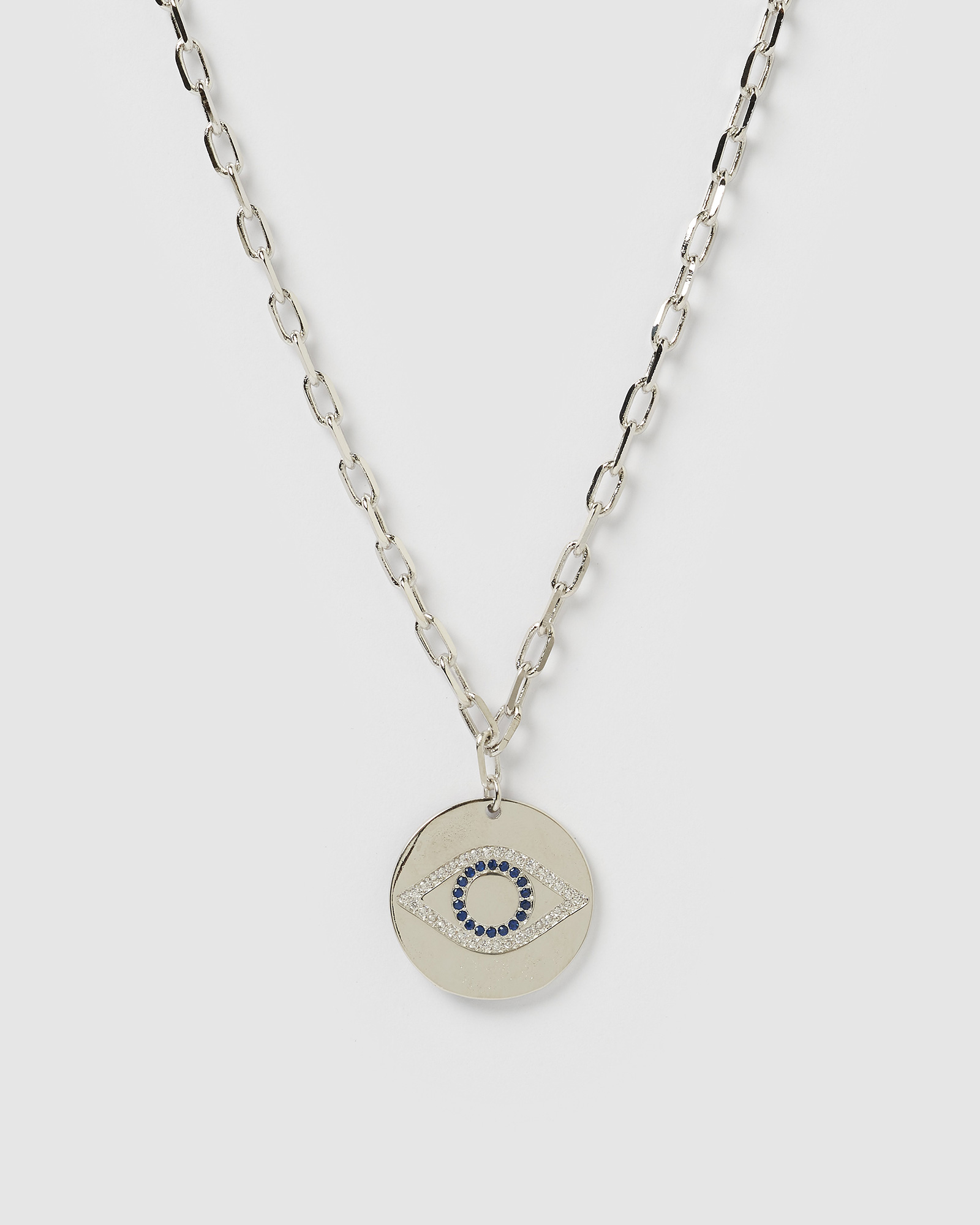 Aria Embellished Eye Necklace