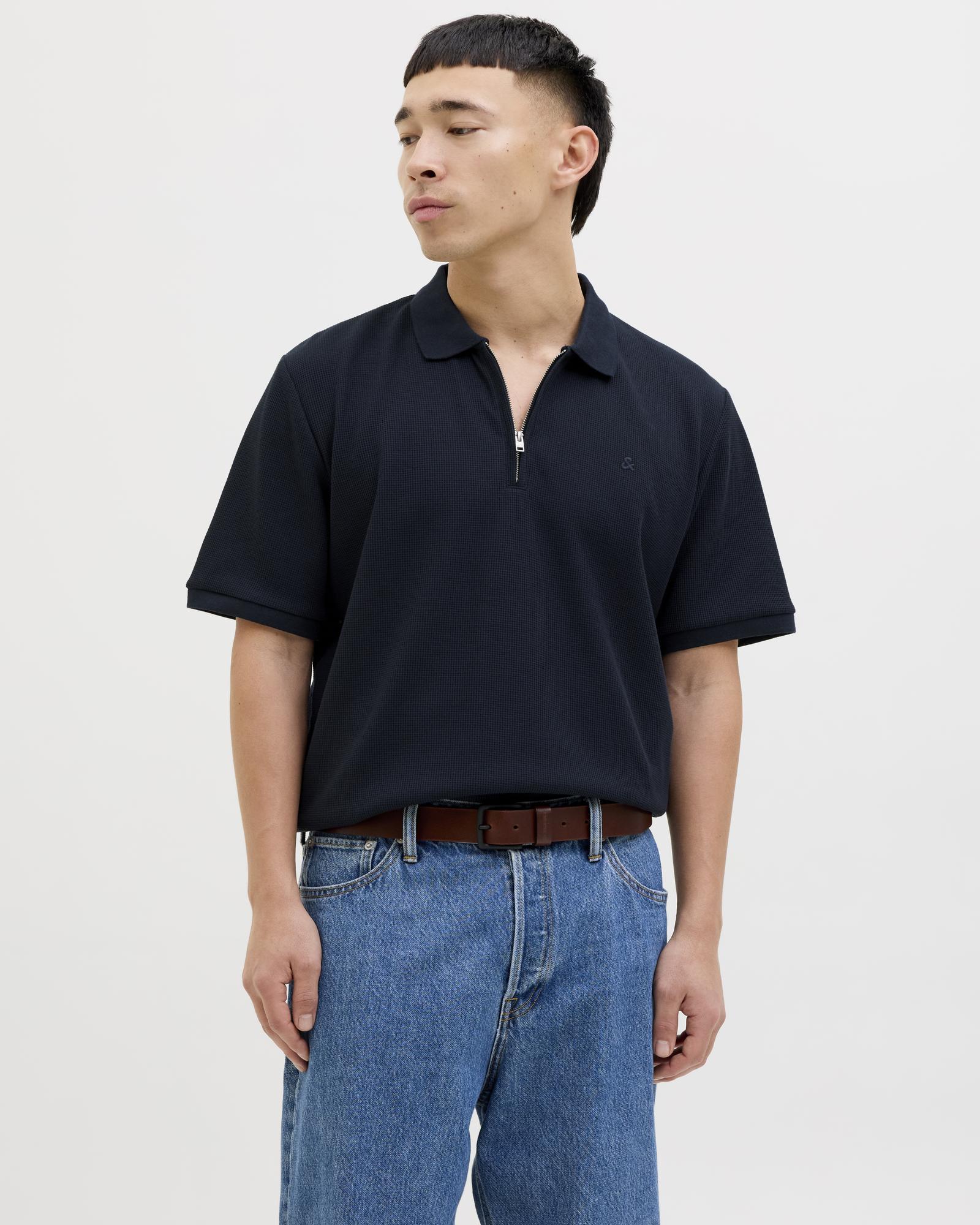 Austin Zip SS Polo