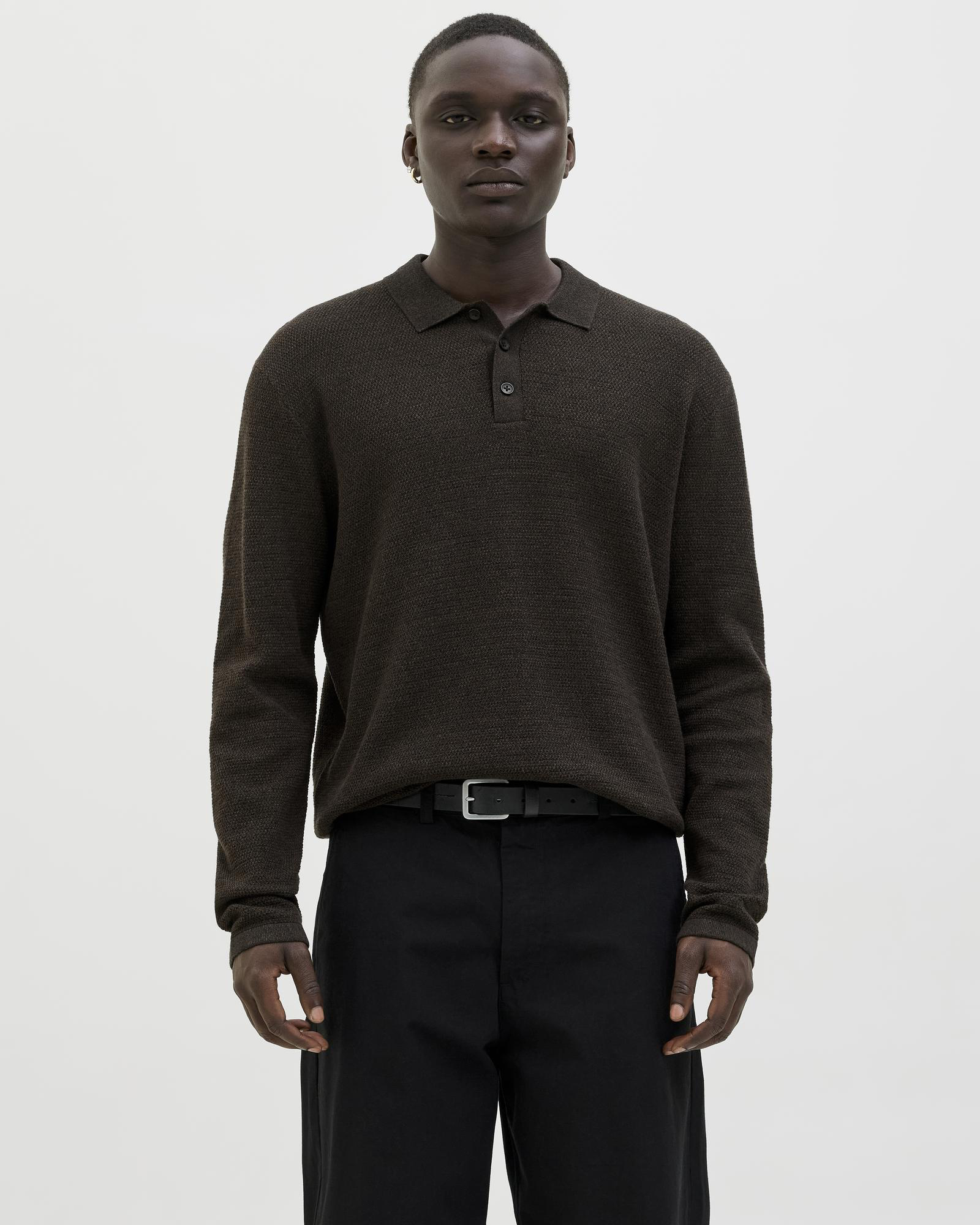 George Knit LS Polo