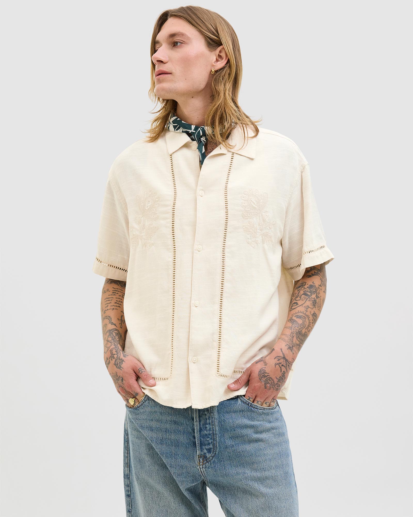 Jorgreenwich Emb Shirt SS