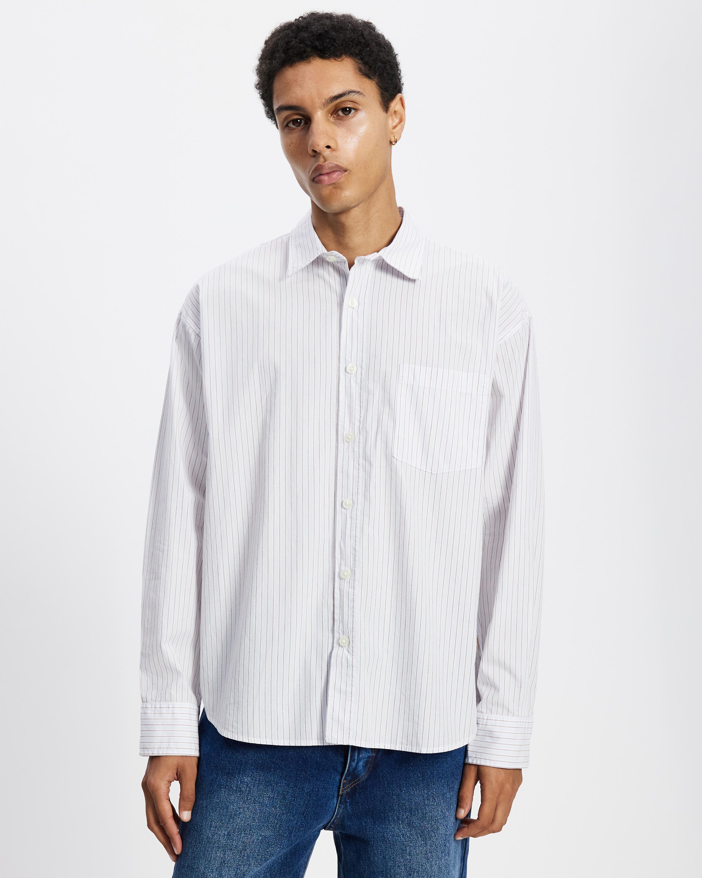 Meadows Poplin Stripe Shirt